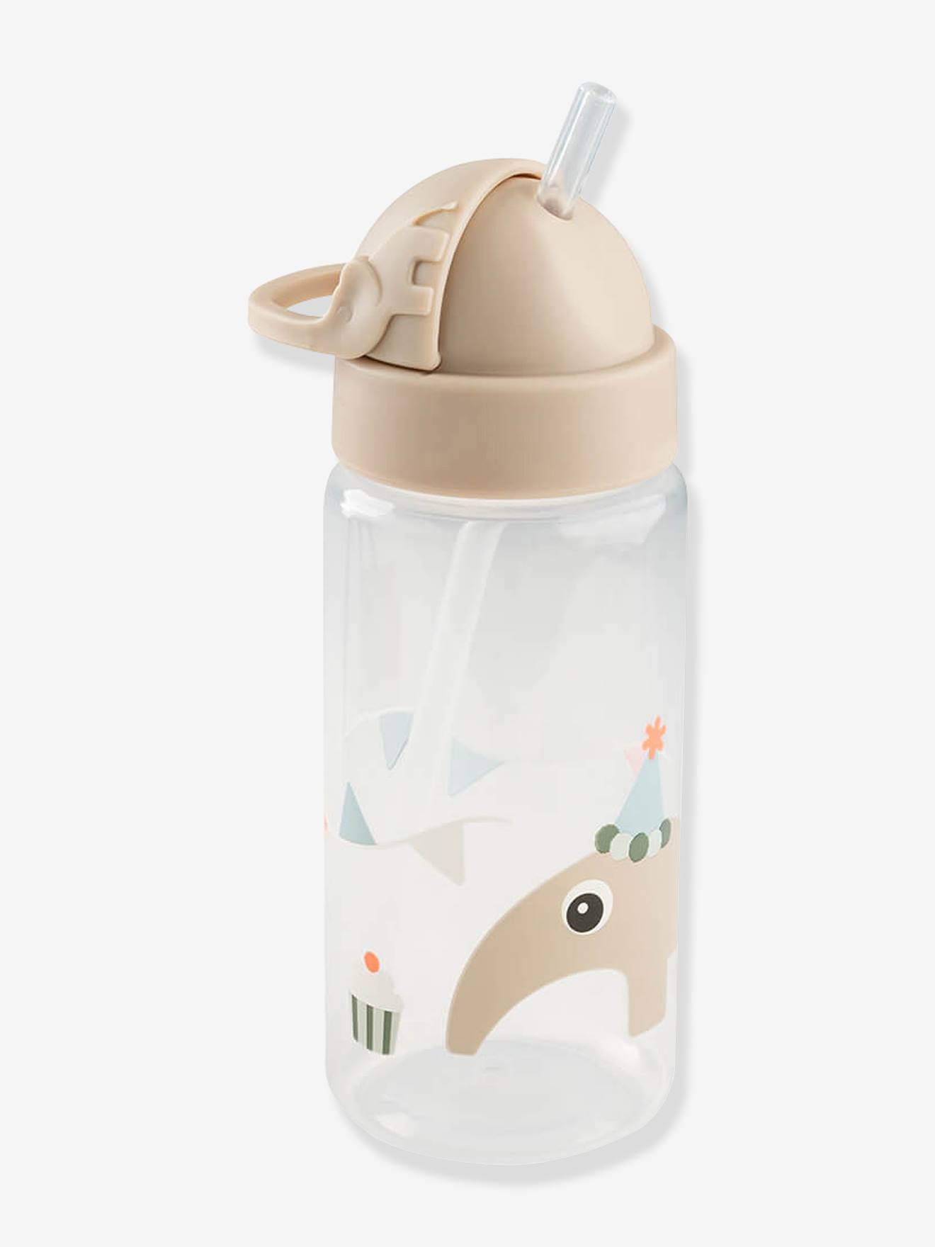 Thumbnail - Trinkflasche DONE BY DEER mit Trinkhalm