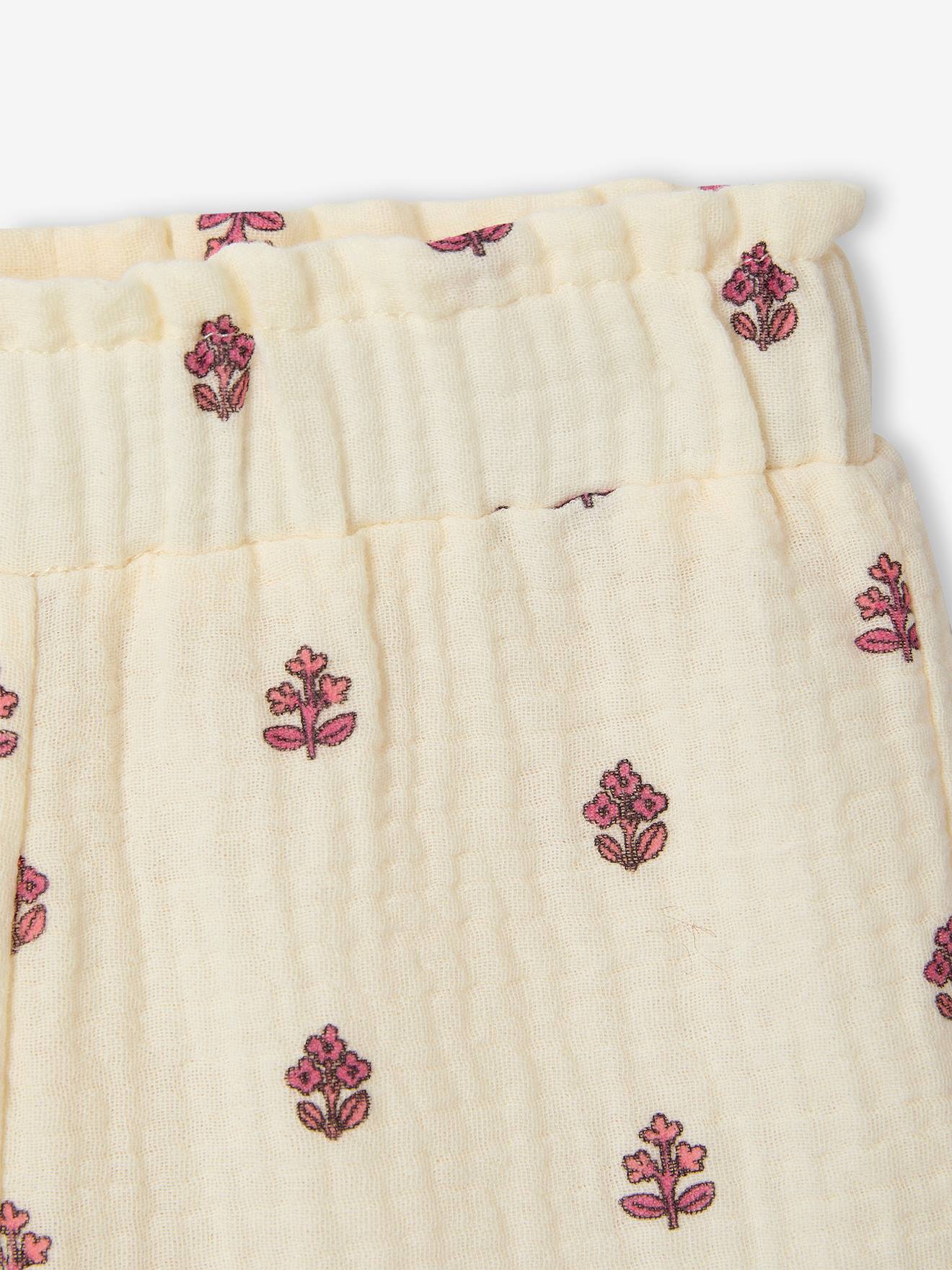 Thumbnail - Weite Baby Hose aus Baumwoll-Musselin