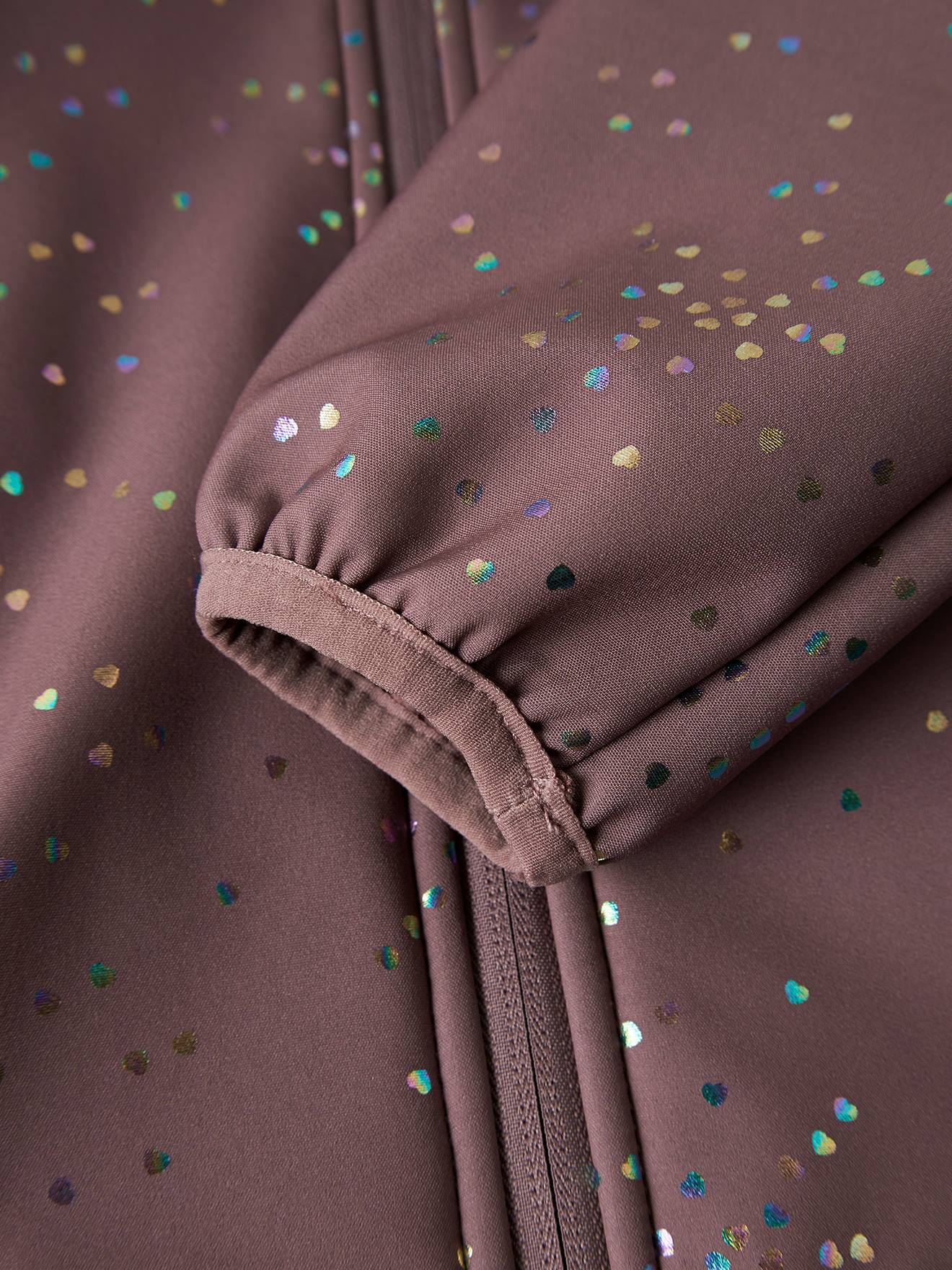 Thumbnail - Softshelljacke mit Glitzer und Kapuze Mädchen NAME IT