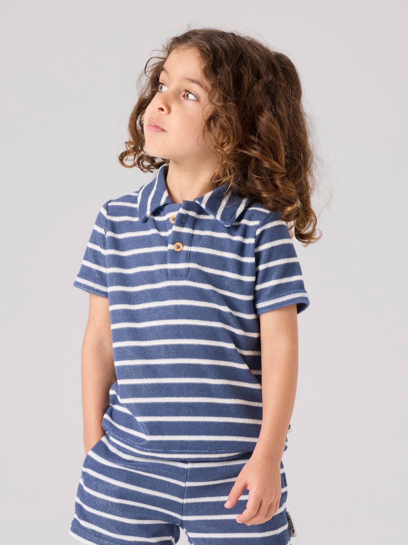 Thumbnail - Poloshirt Ftee Jungen Ringelmuster NAME IT