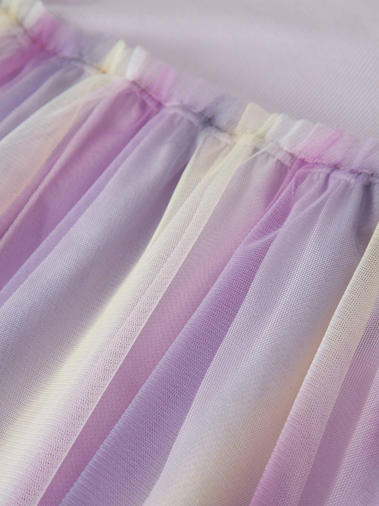 Thumbnail - Kleid Langarm mit Tüllrock Mädchen NAME IT pulver lila