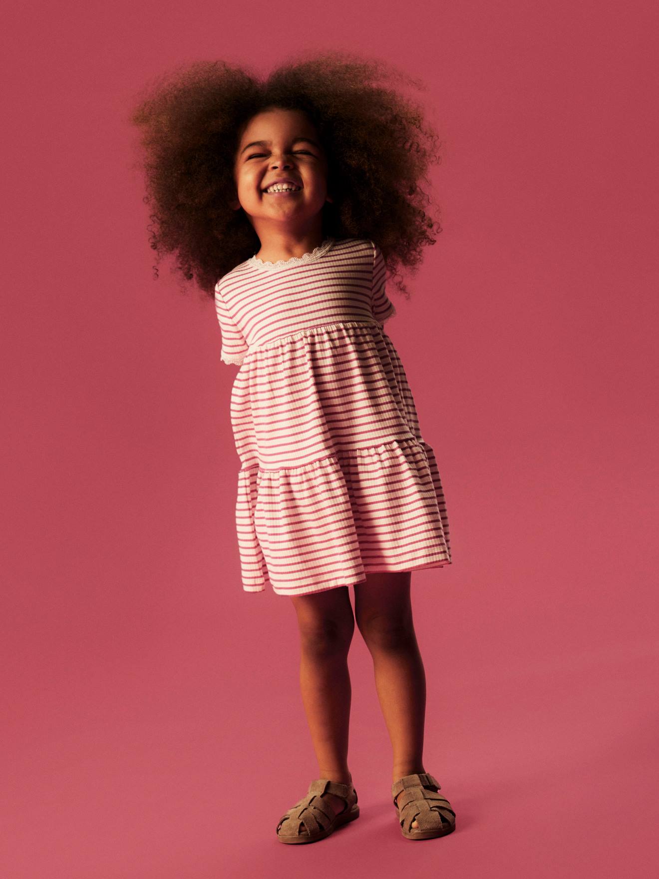 Thumbnail - Stufenkleid Mädchen Kurzarm NAME IT