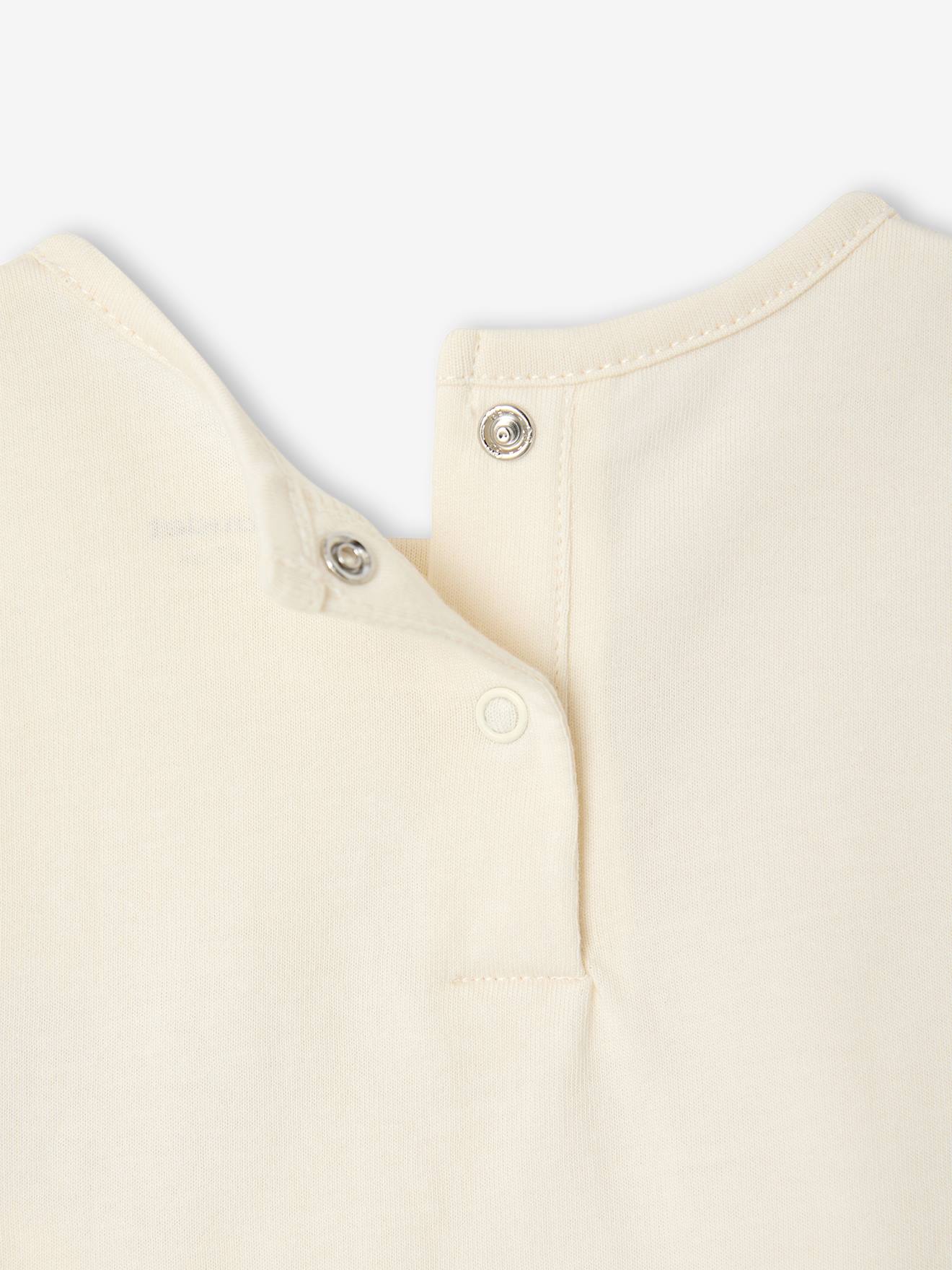 Thumbnail - Baby T-Shirt mit Häkel-Herz und Rüschenärmeln