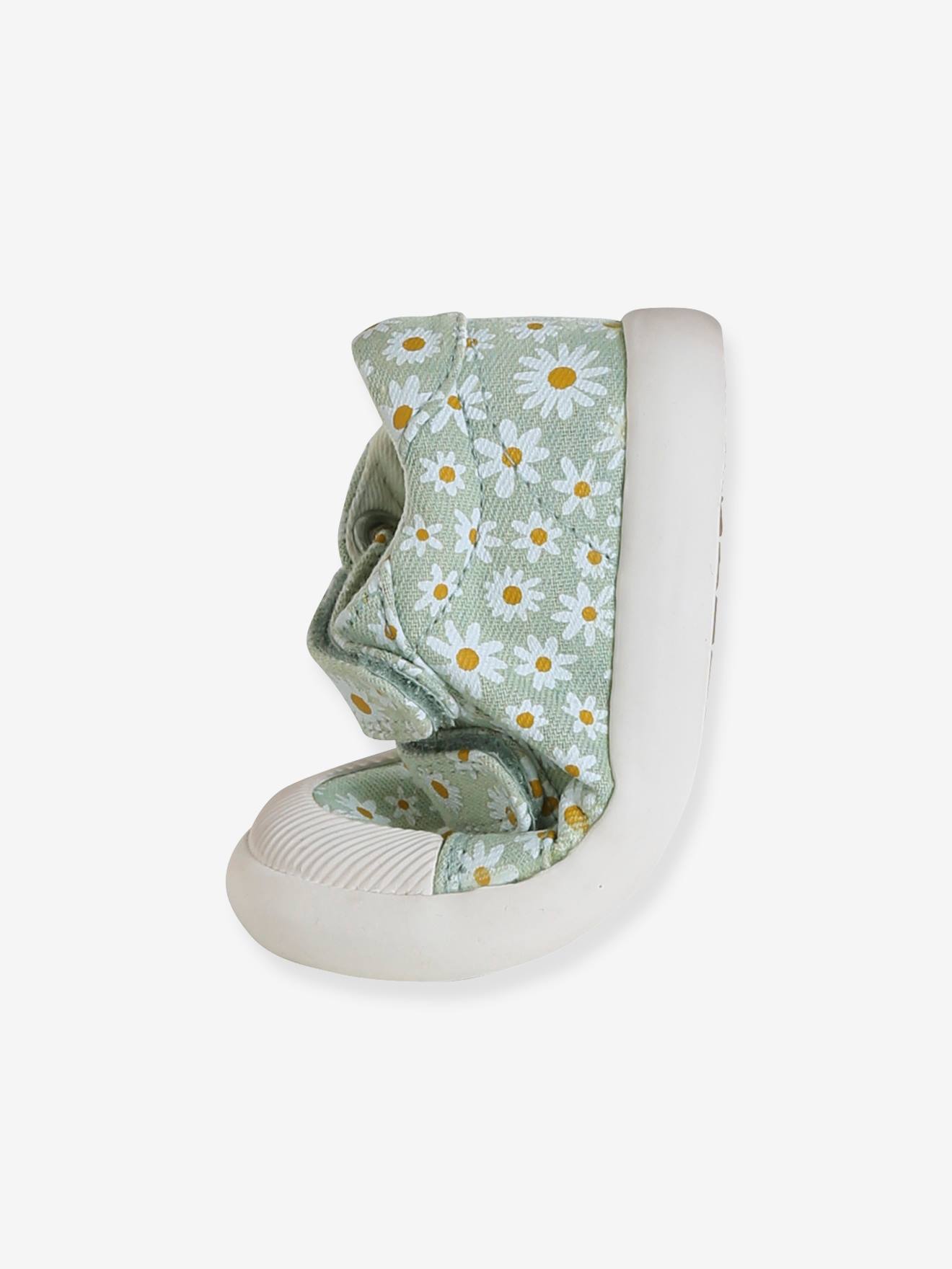 Thumbnail - Mädchen Baby Stoffschuhe