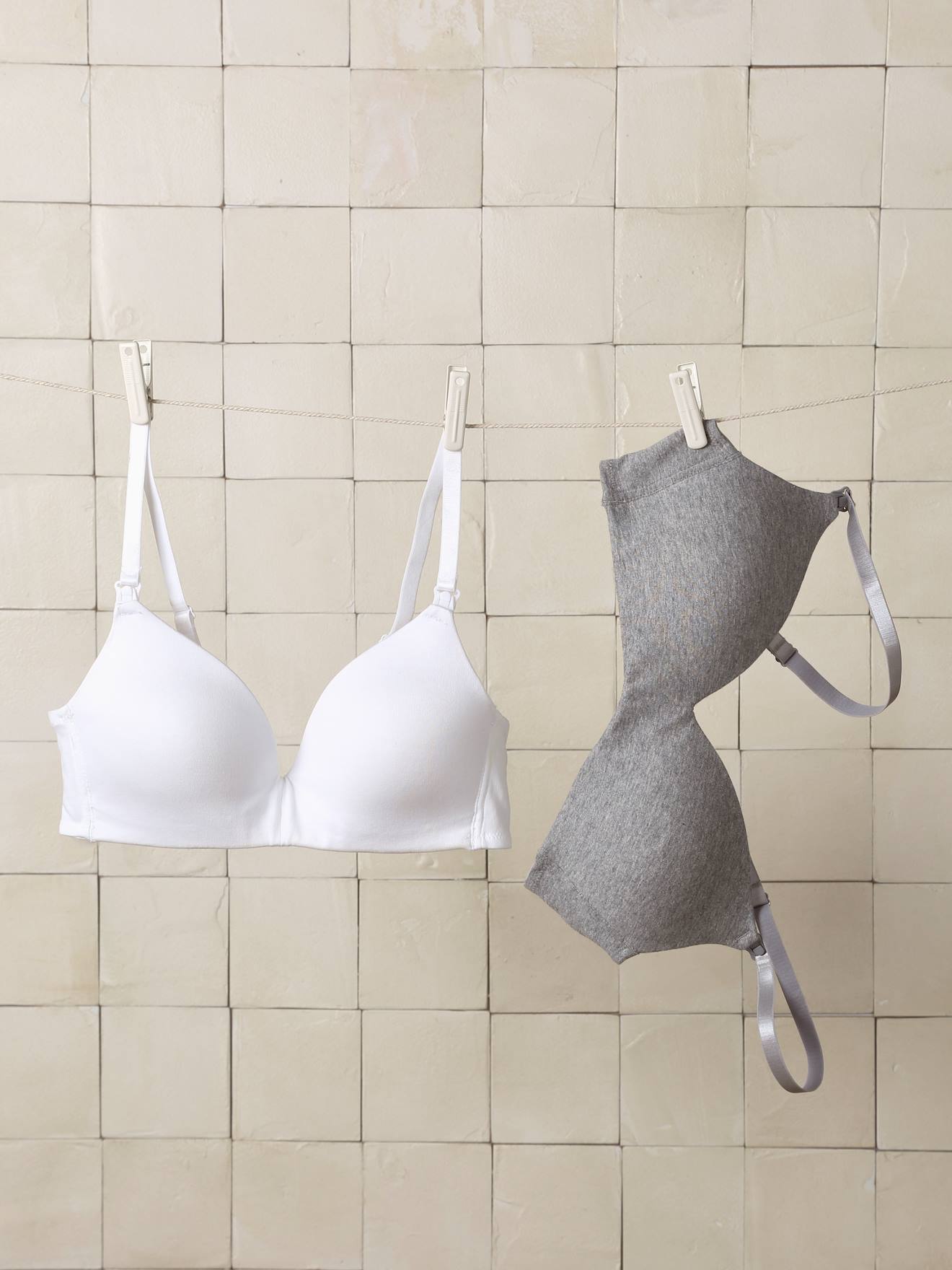 2er-Pack Still-BHs ohne Bügel aus Bio-Baumwolle