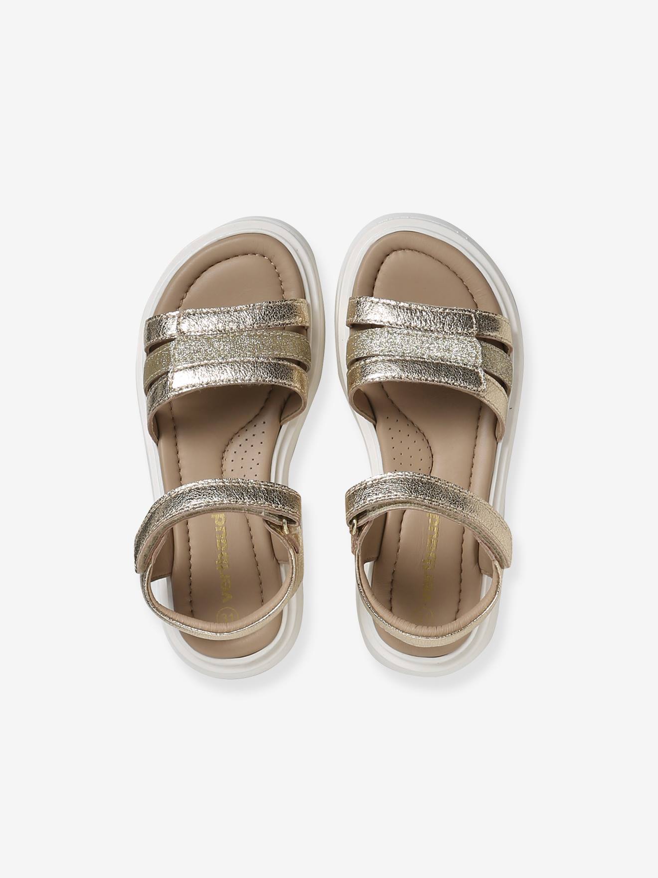 Thumbnail - Mädchen Sandalen aus Leder mit Klettverschluss