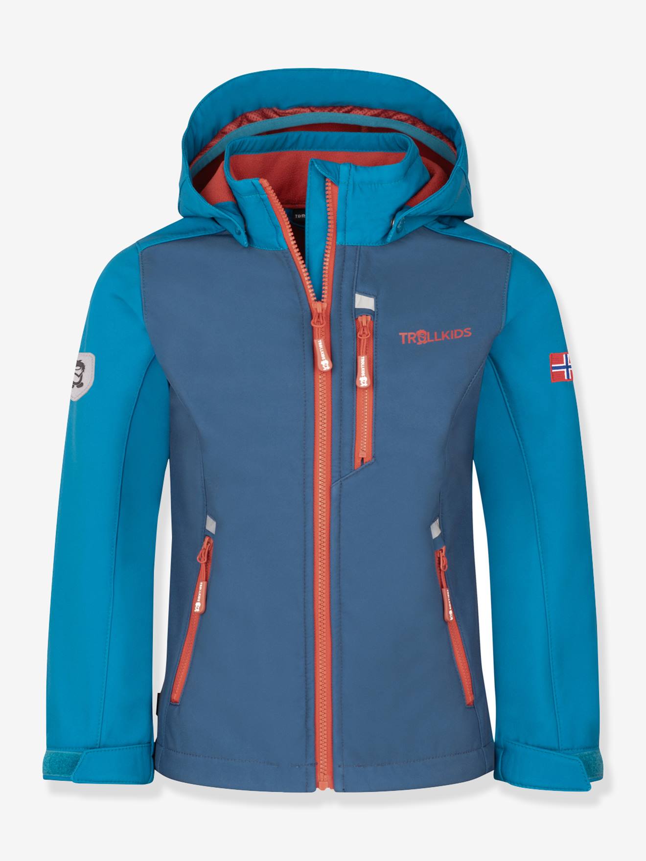 Softshell-Jacke BALESTRAND Kinder Trollkids blau Gr. 98/104