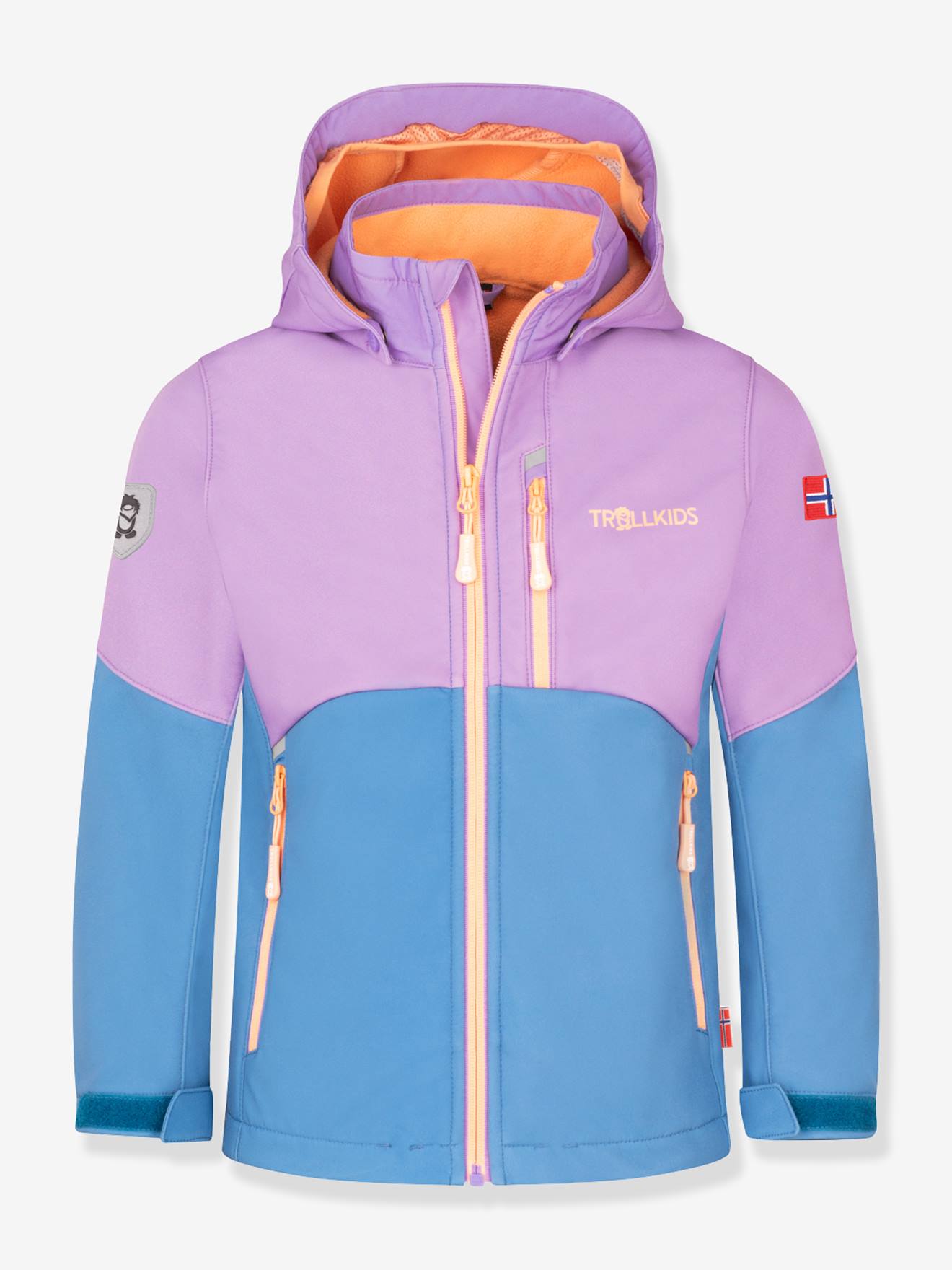 Softshell-Jacke BALESTRAND Mädchen Trollkids himmelblau Gr. 122