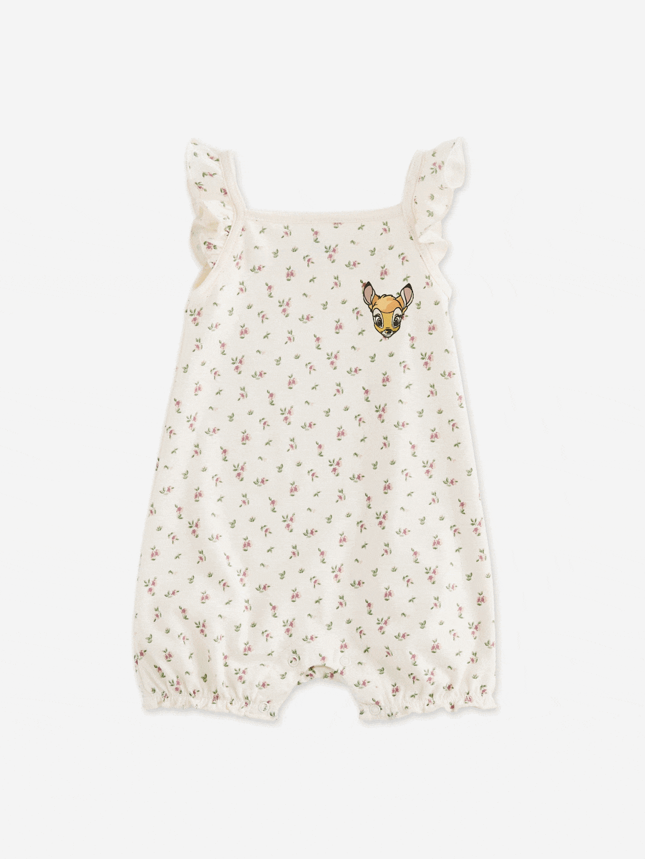 Overall Baby Mädchen BAMBI Disney Animals wollweiß Gr. 86