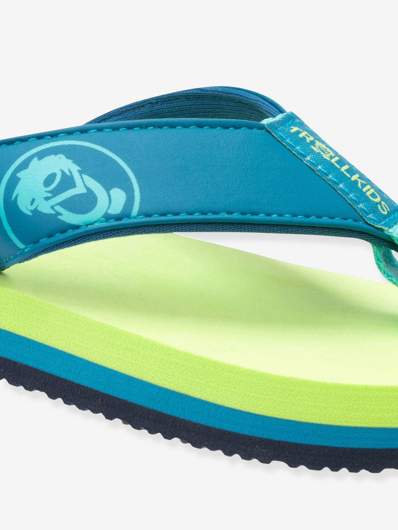 Thumbnail - Badesandalen mit gepolstertem Riemen Kinder TROLLKIDS neon
