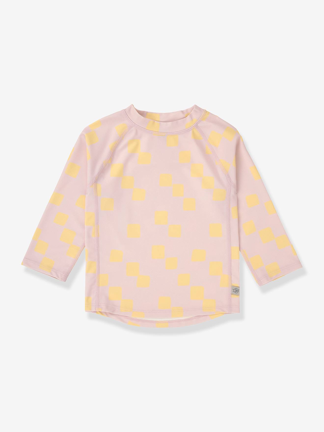 Baby UV-Badeshirt Karo-Muster LÄSSIG rosa Gr. 74/80