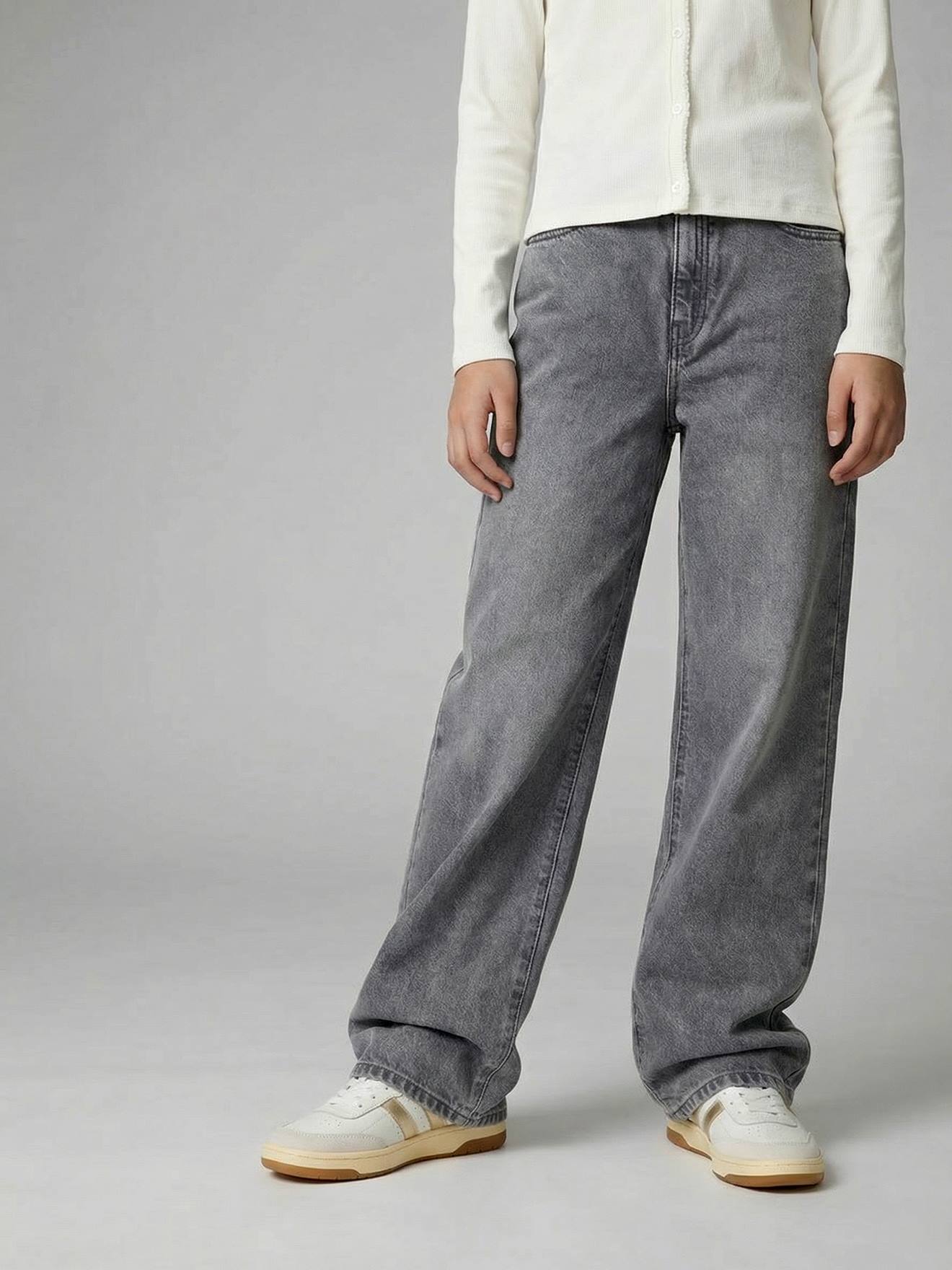 Weite Jeans Mädchen JONEN