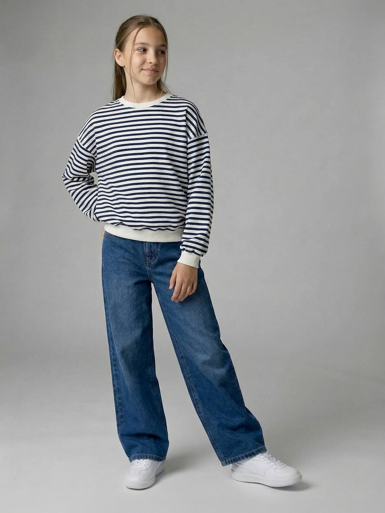 Weite Jeans Mädchen JONEN