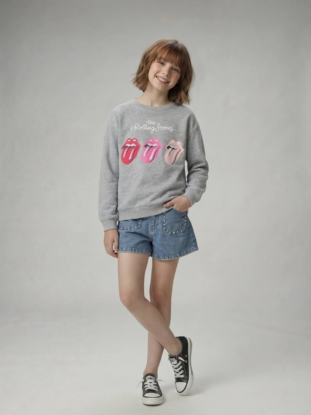 Jeansshorts Mädchen JONEN