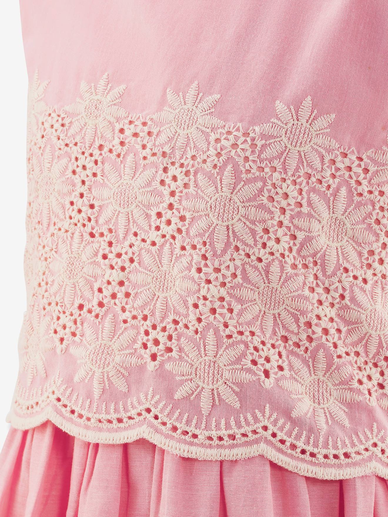 Thumbnail - Kleid ärmellos mit Lochspitze Mädchen Happy Girls pudrig