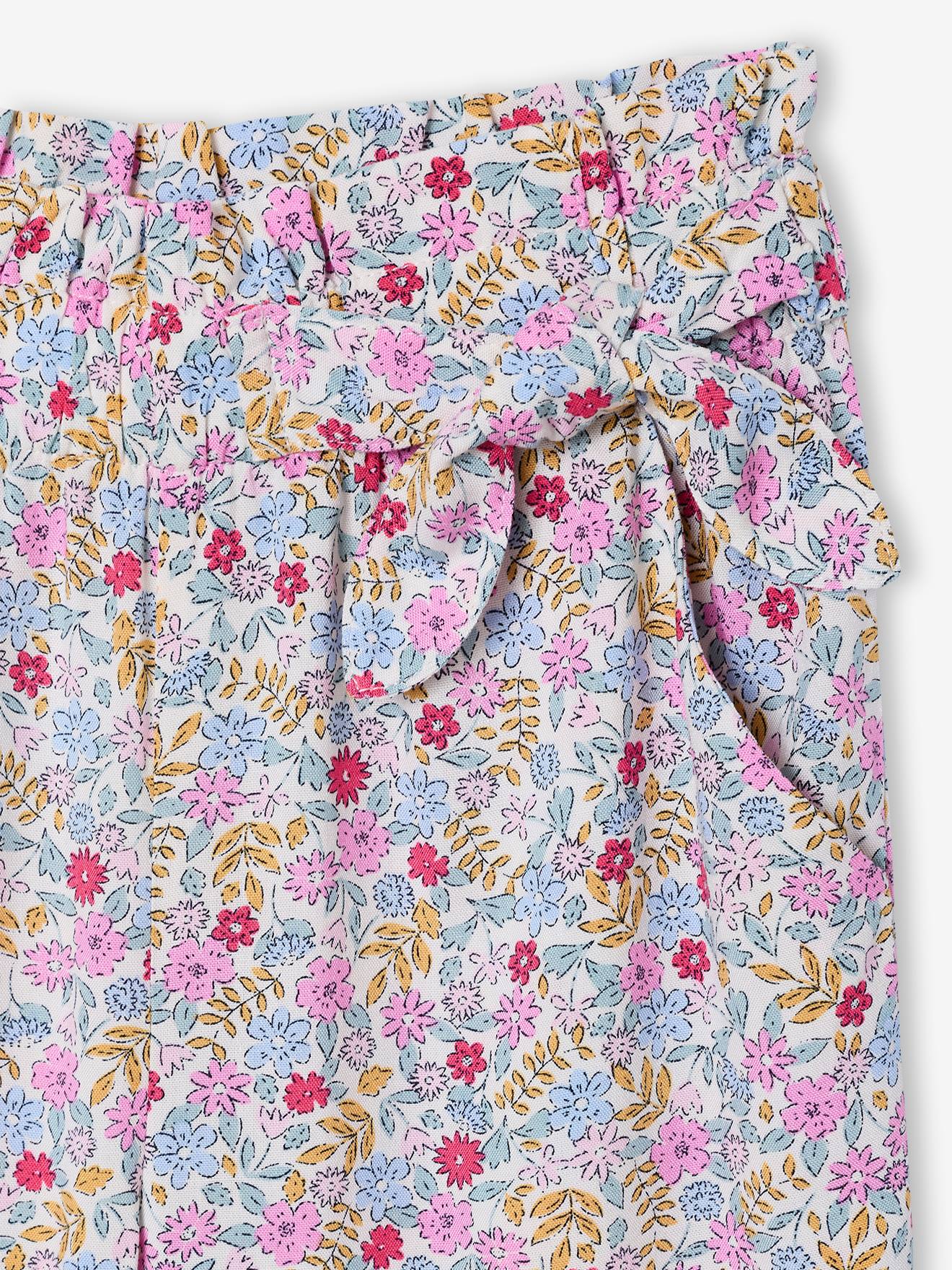 Thumbnail - Mädchen Paperbag-Hose vanille