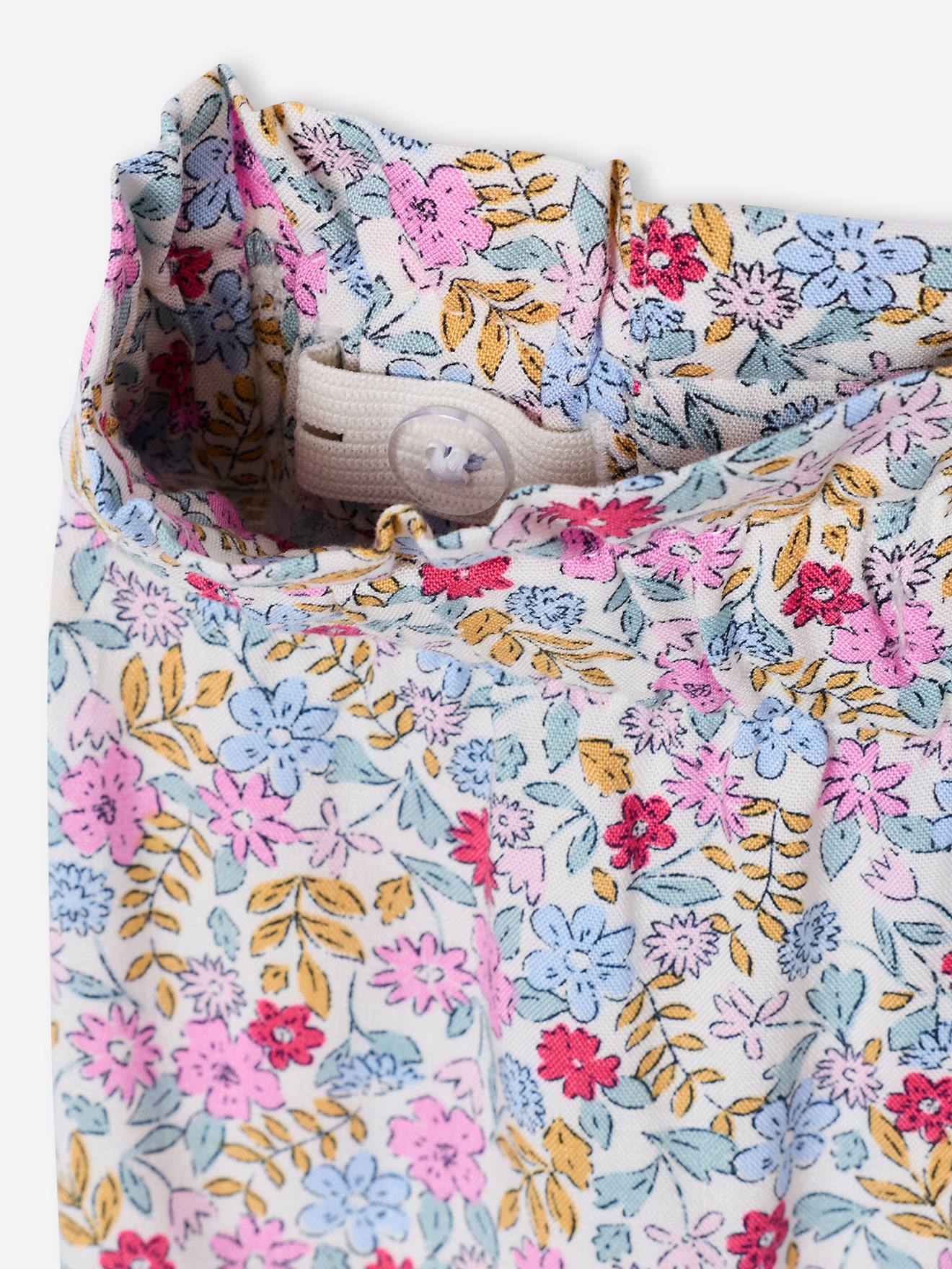 Thumbnail - Mädchen Paperbag-Hose vanille