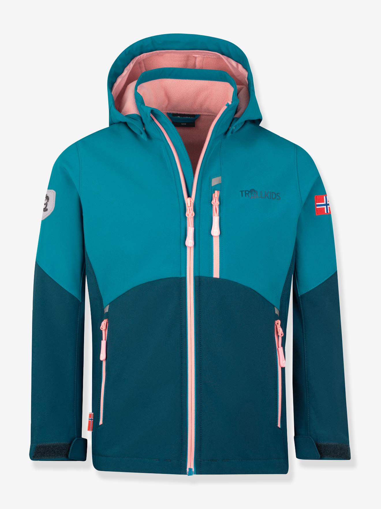 Softshell-Jacke BALESTRAND Mädchen Trollkids blau Gr. 98/104