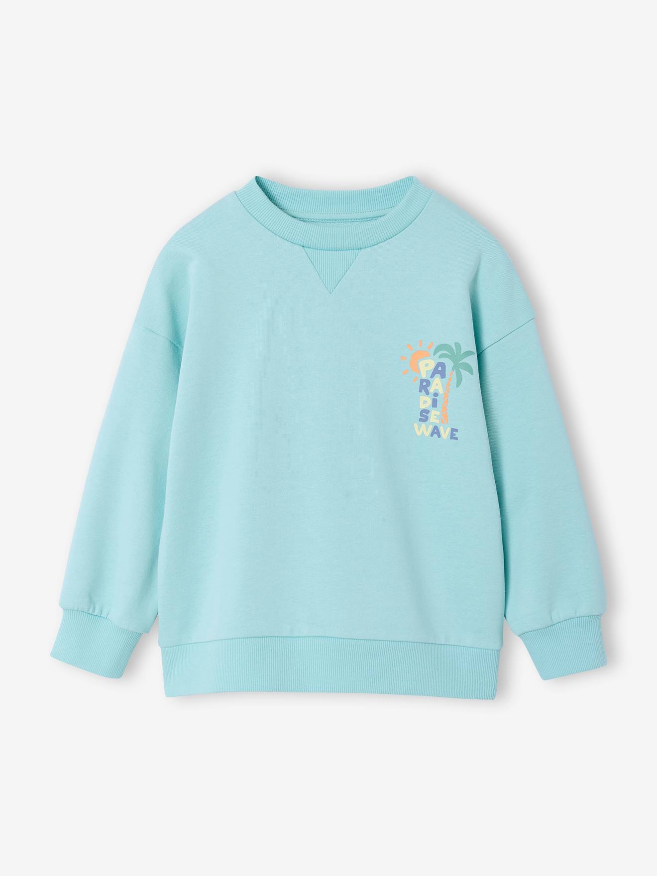 Jungen Sweatshirt mit Sommer-Motiv