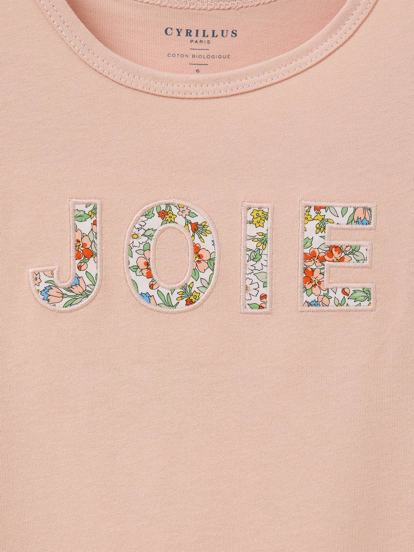 Thumbnail - Mädchen T-Shirt mit Blumenstickerei JOIE CYRILLUS