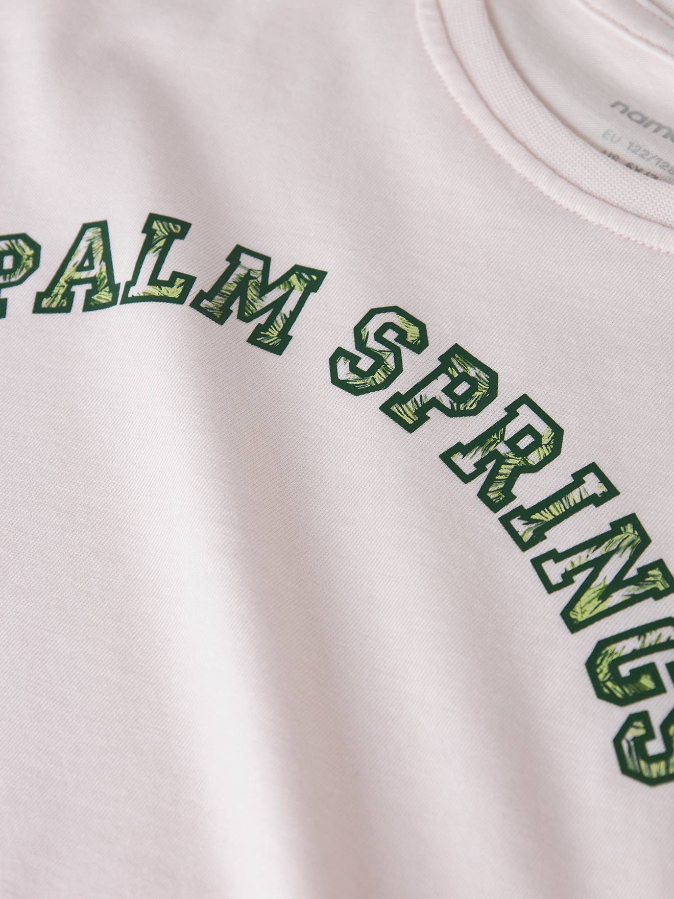 Thumbnail - T-Shirt Mädchen weit mit Print NAME IT creme