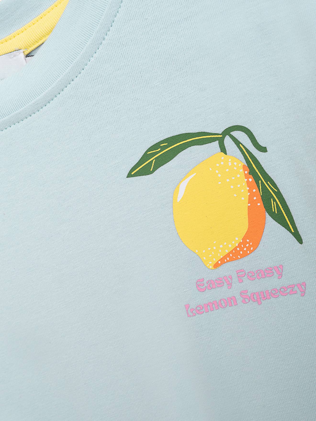 Thumbnail - Shirt mit Zitronen-Print Mädchen DANAMADE