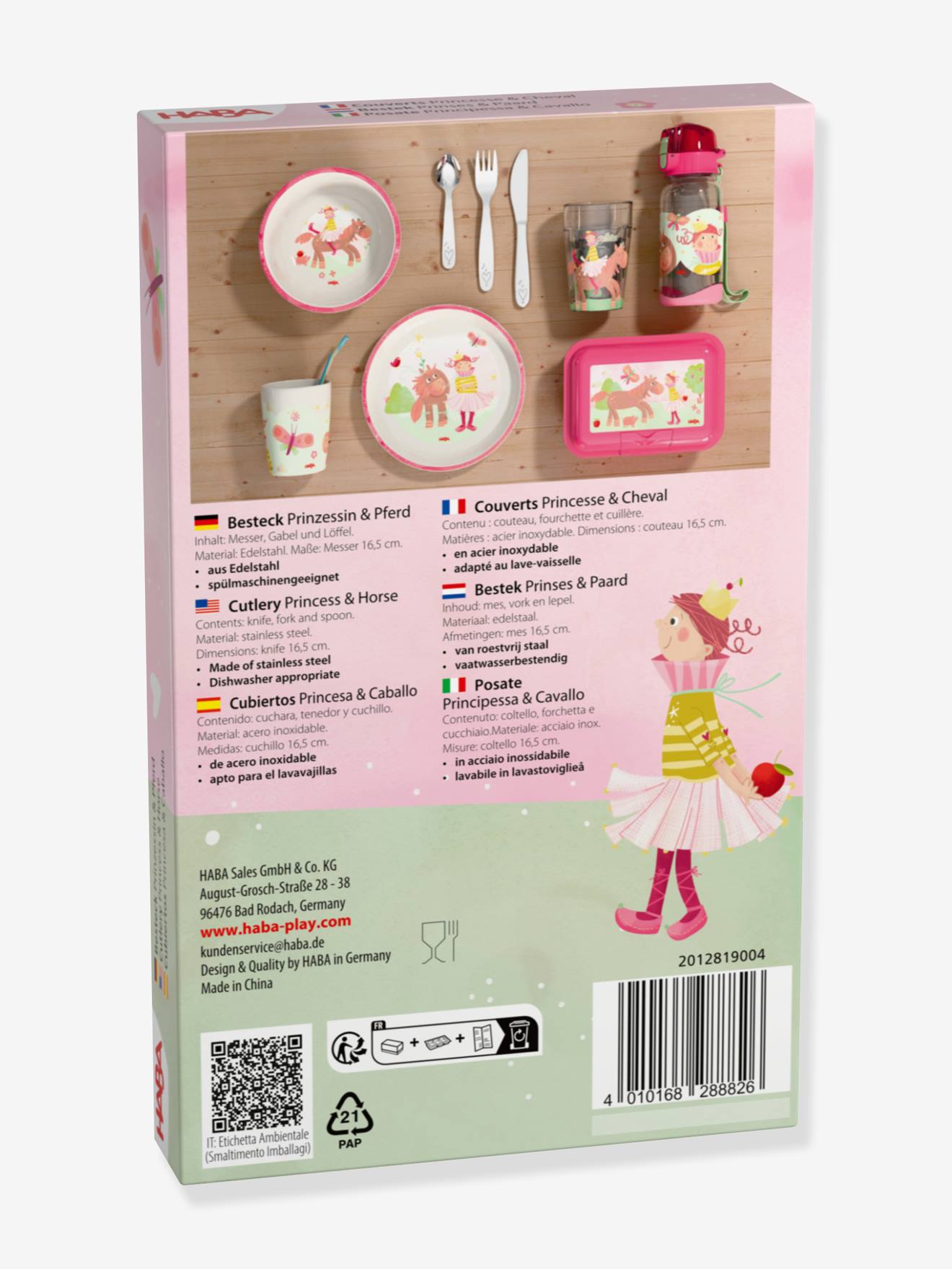 Thumbnail - Kinderbesteck Prinzessin & Pferd