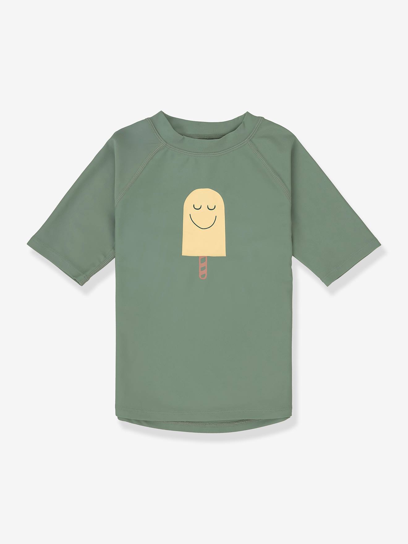 UV-Badeshirt EIS, kurze Ärmel Kinder LÄSSIG grün Gr. 97/116