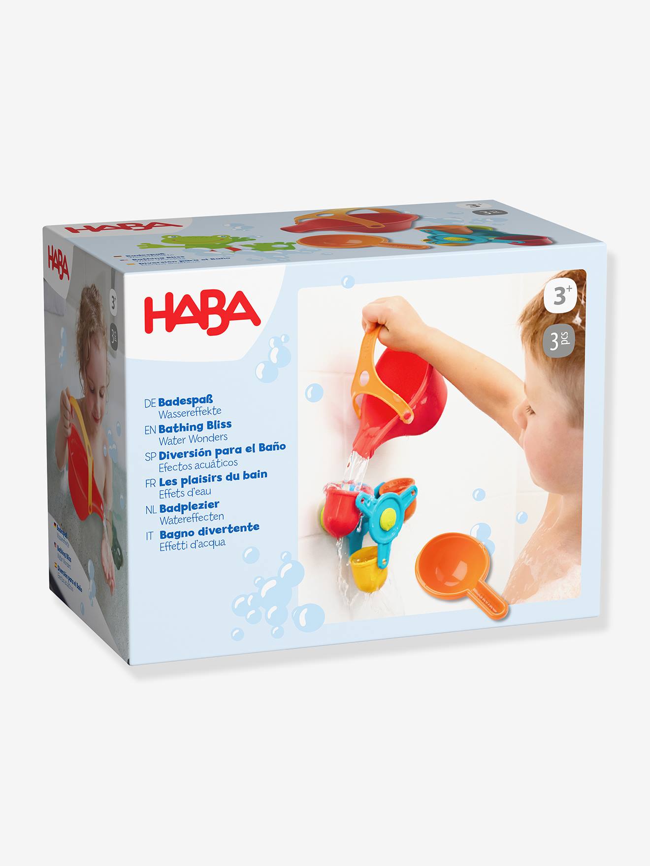 Thumbnail - 3-teiliges Badespielzeug-Set mit Wassereffekten HABA