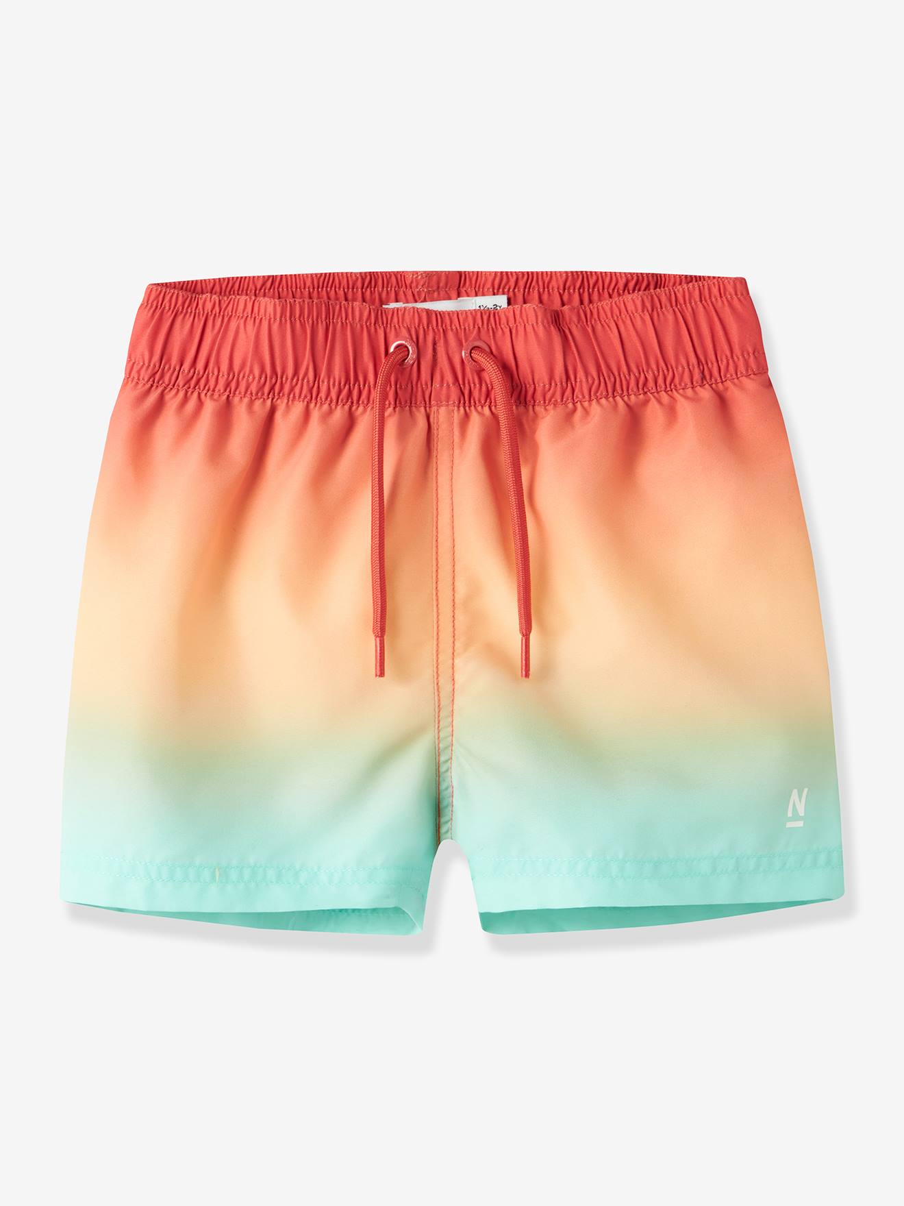 Badehose Jungen mit Farbverlauf NAME IT neongrün Gr. 98