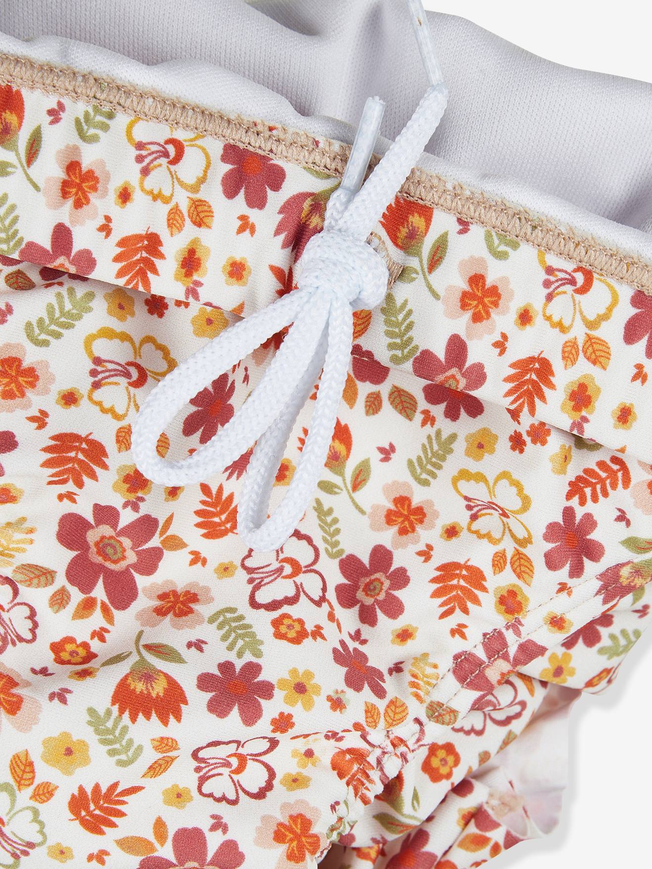 Thumbnail - Baby Badehose Blumenmuster mit Volants