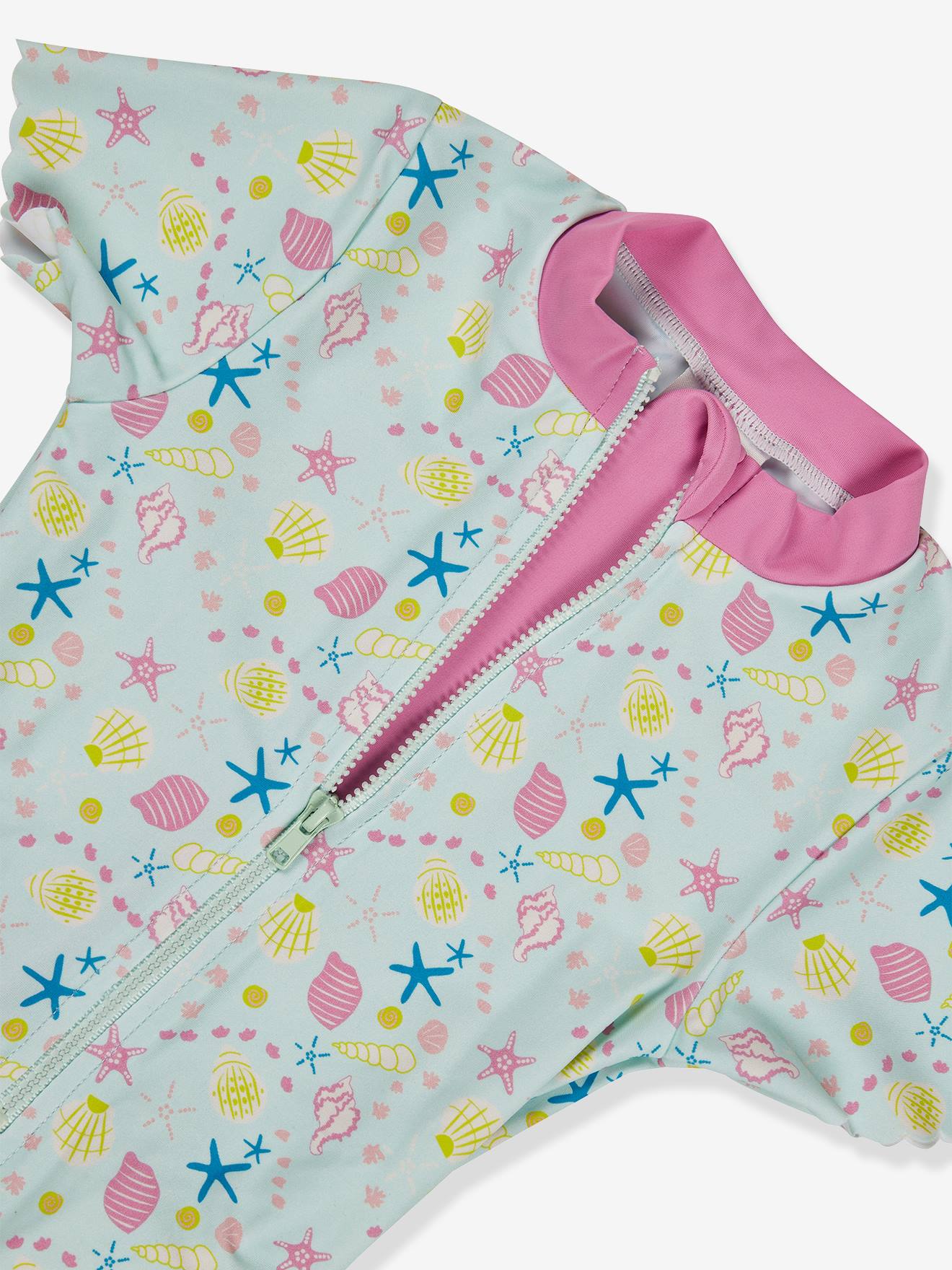 Thumbnail - Baby Schwimmanzug mit Muschel-Print und UV-Schutz