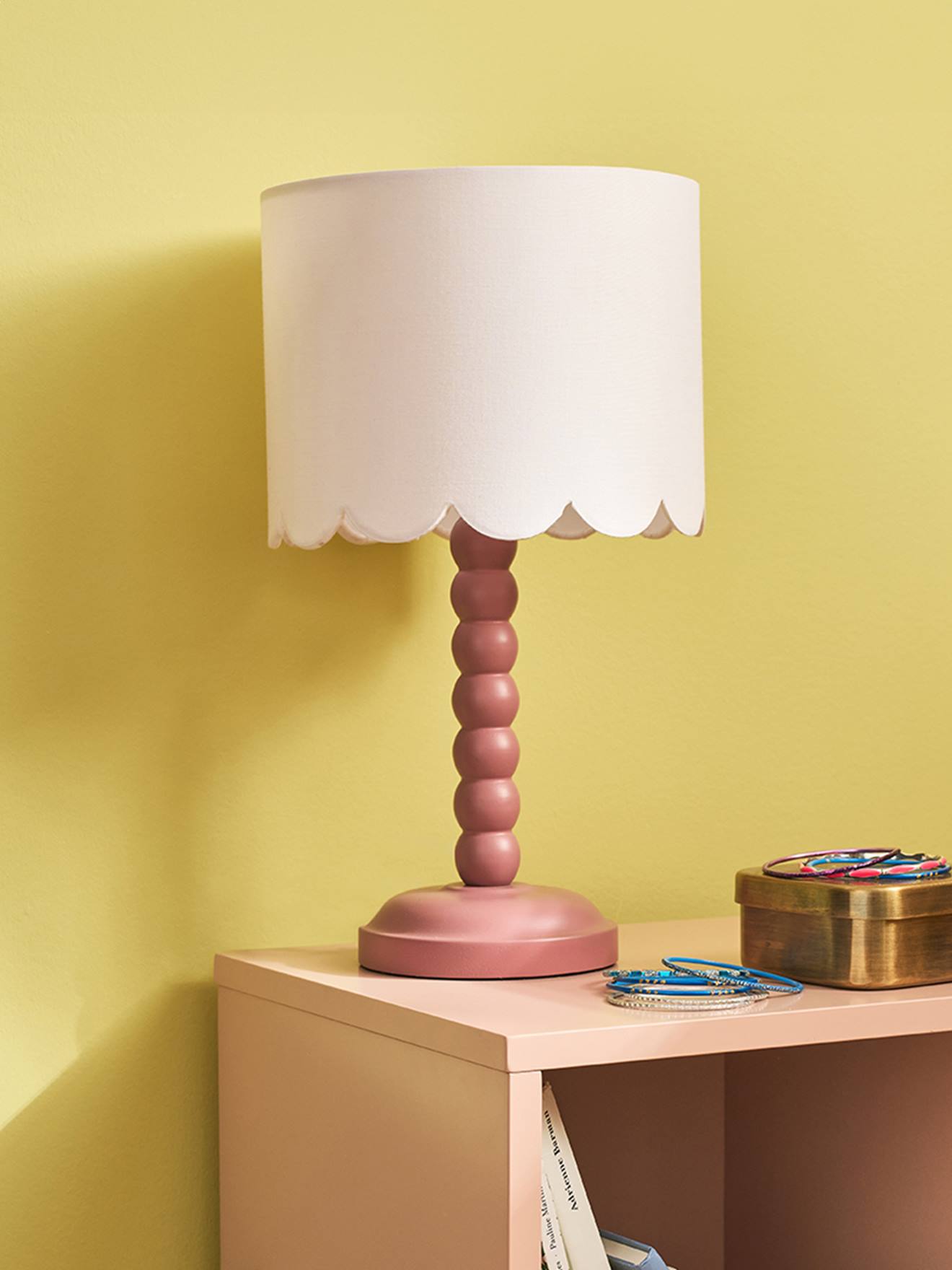 Vertbaudet Tischlampe Feston Kinderzimmer Dunkelrosa Einheitsgröße