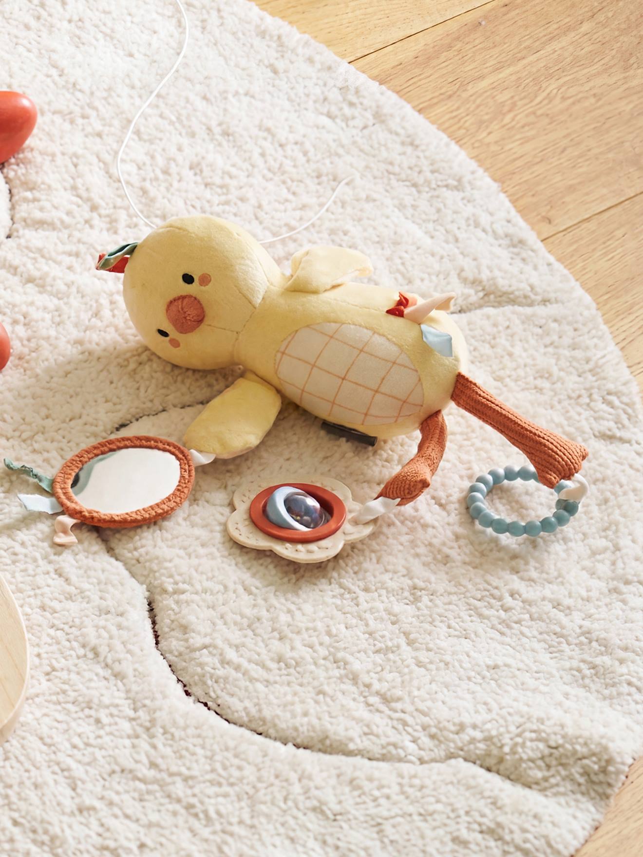 Baby Activity-Küken zum Aufhängen Capsule OSTERN gelb von vertbaudet