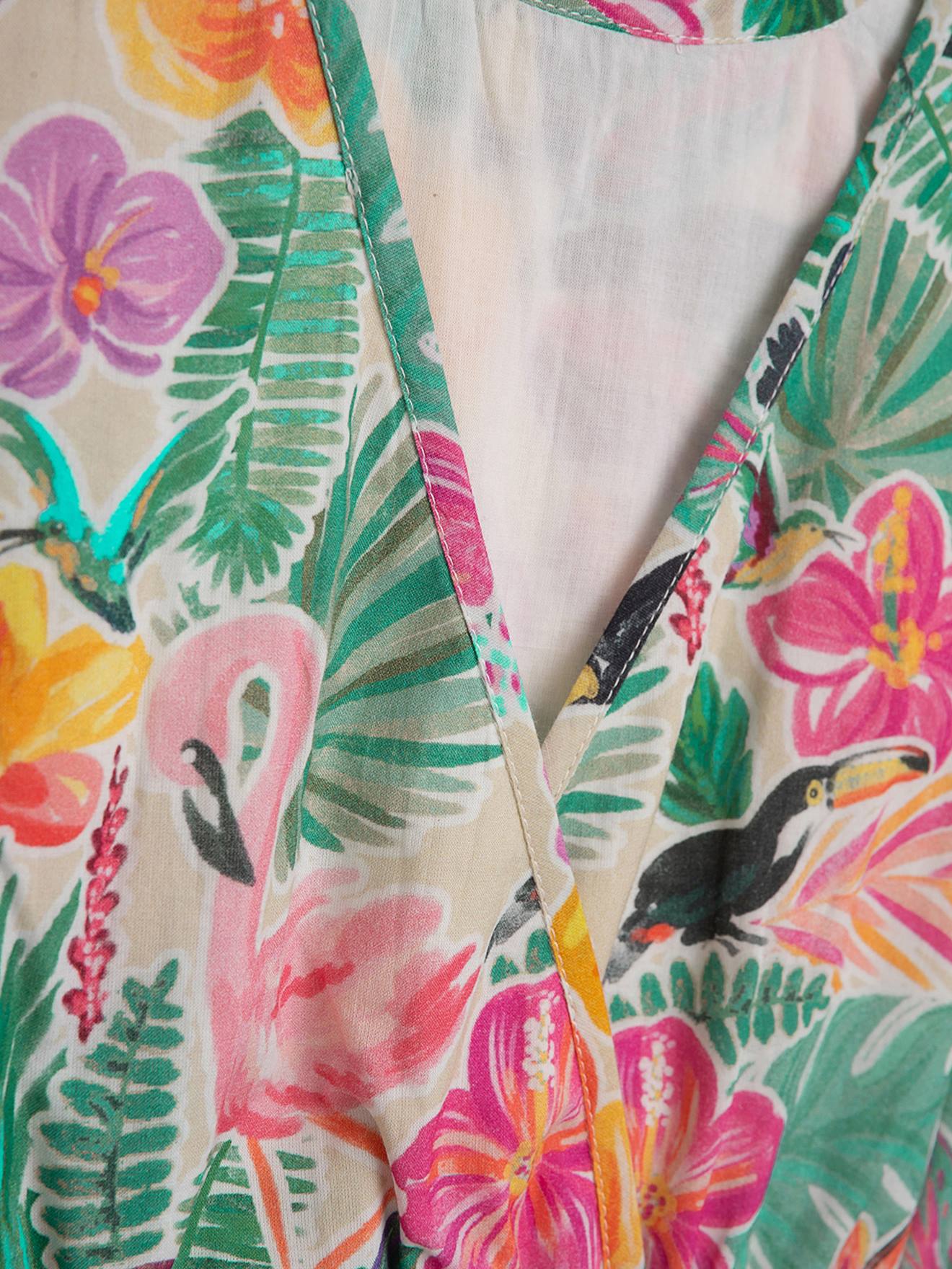 Thumbnail - Kleid mit floralen Motiven Mädchen DANAMADE