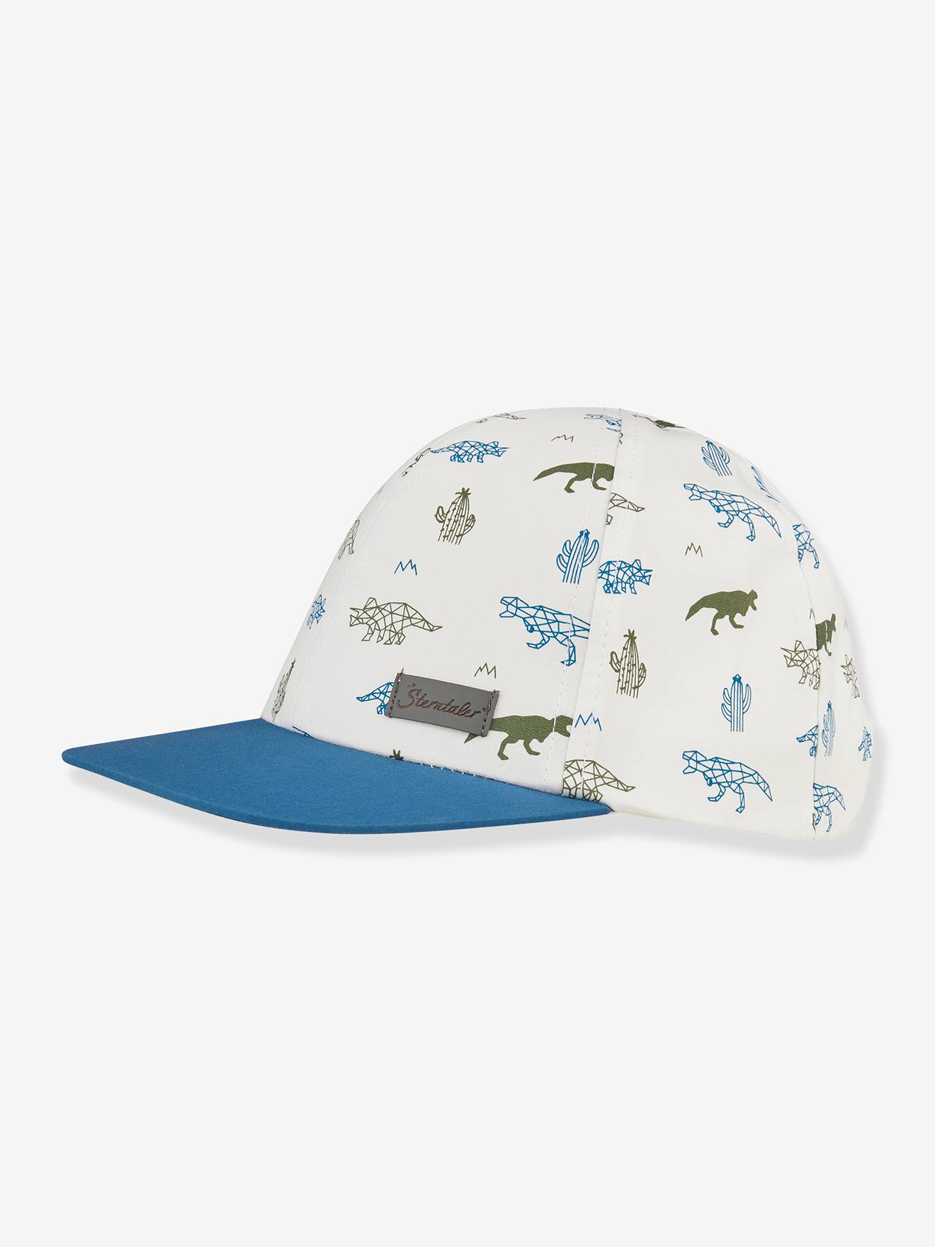 Basecap Dinosaurier-Print Jungen STERNTALER weiß Gr. 55 cm