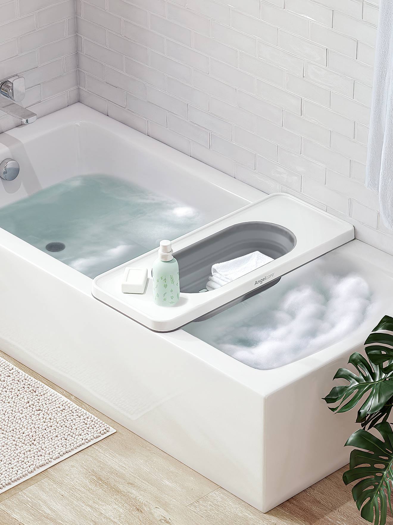 Angelcare Badewannenablage ANGELCARE, Badewannen-Regal in weiß