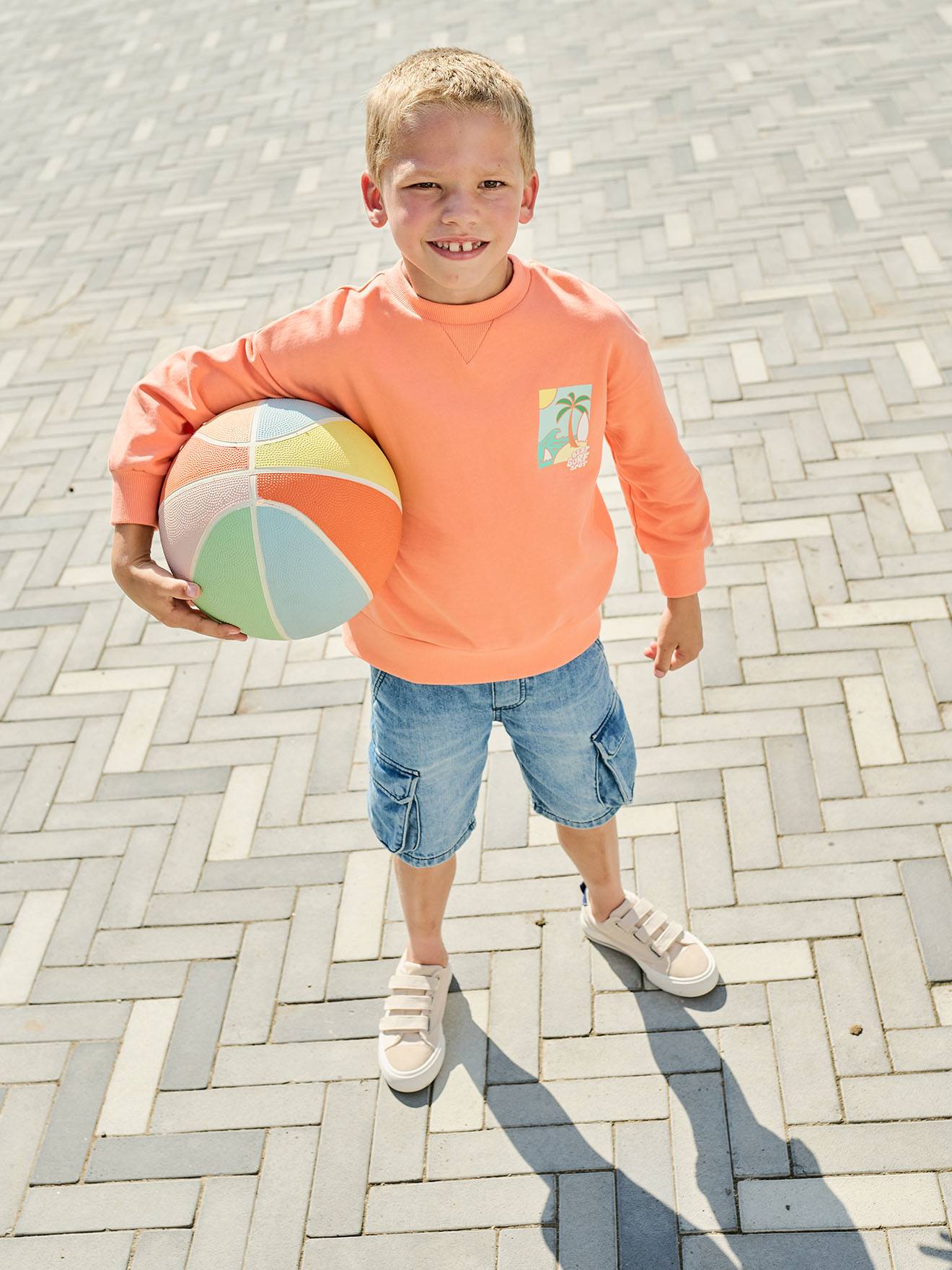 Jungen Cargo-Shorts mit Dehnbund