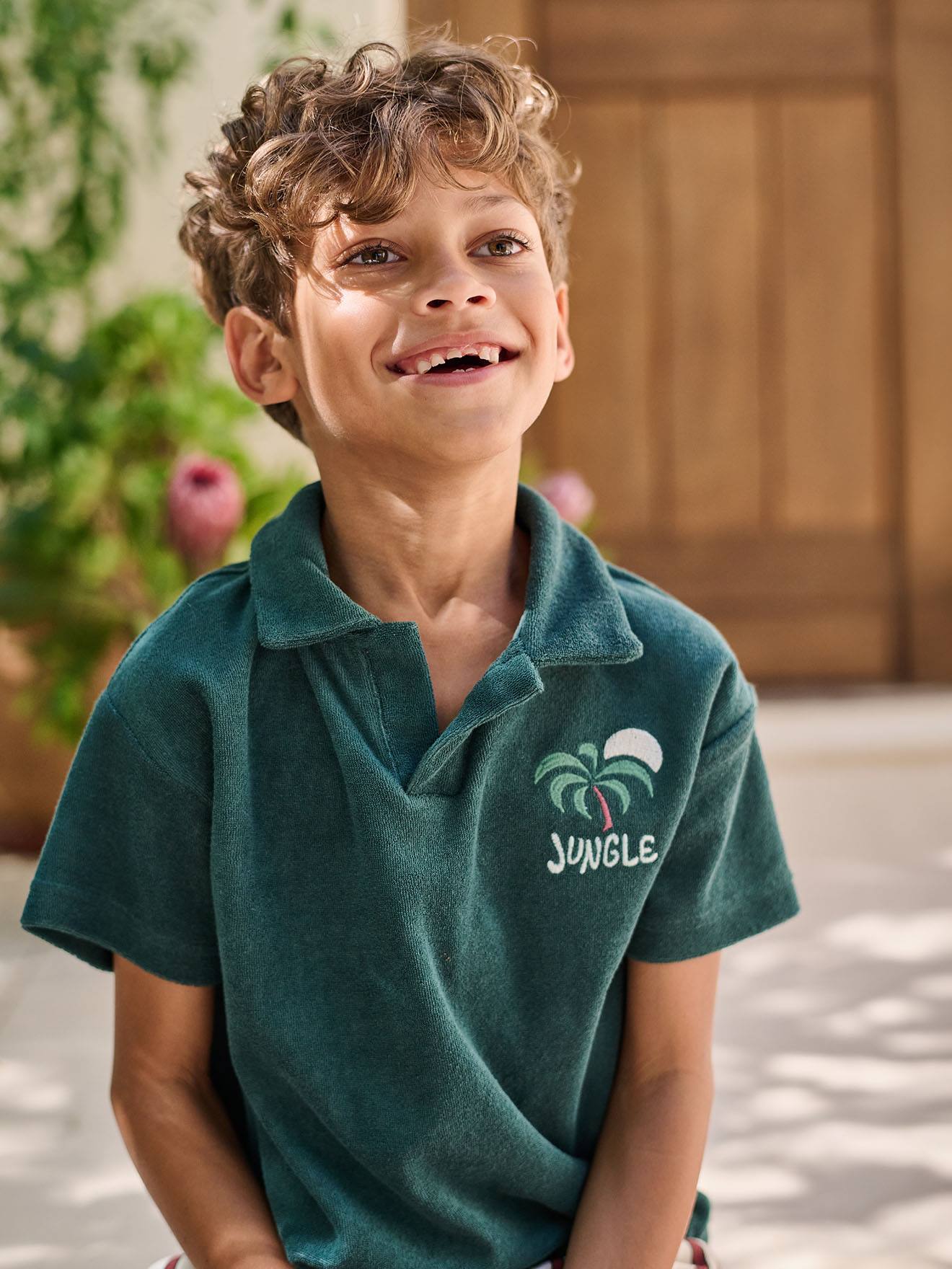 Jungen Polohemd aus Ftee JUNGLE n