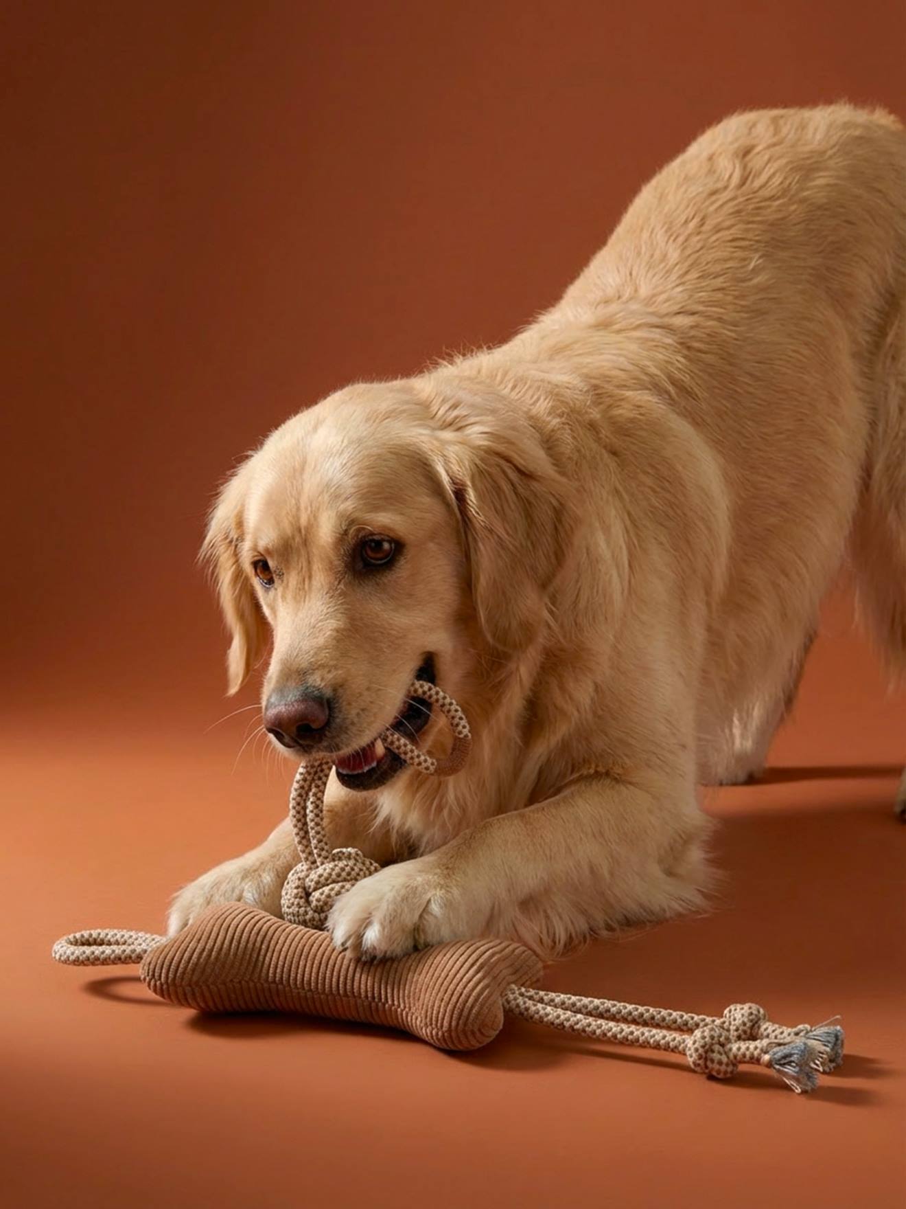 Vertbaudet Hundespielzeug-Set Hellbraun Einheitsgröße