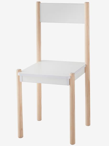 Vertbaudet Stuhl "Architekt" für Kleinkinder in weiß/natur
