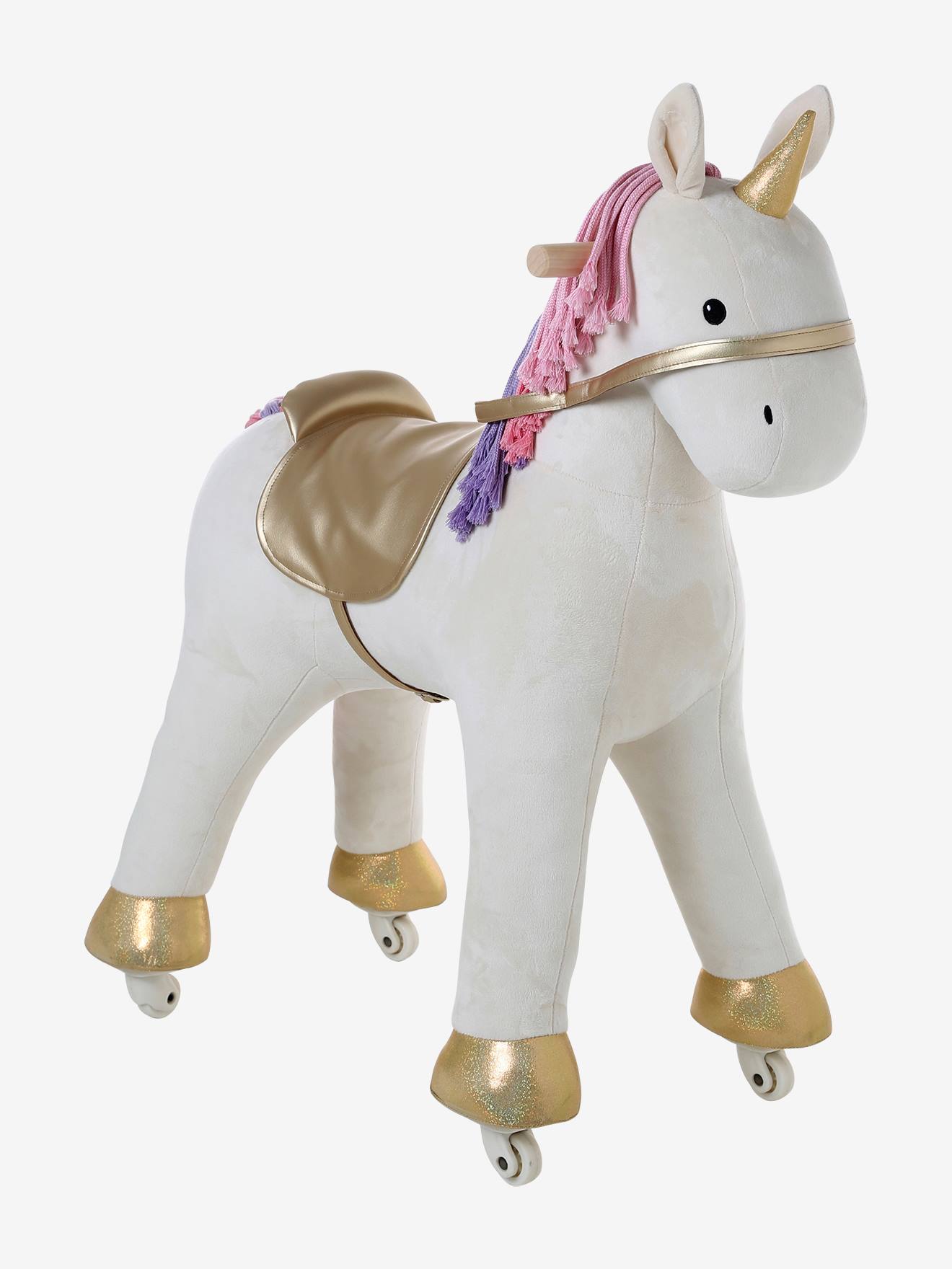 Kinder Reitpferd oder Einhorn auf Rollen