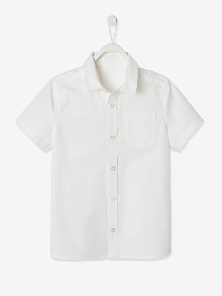 Jungen Hemd mit kurzen Ärmeln - weiß - 1