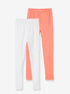Maedchenkleidung-2er-Pack Leggings für Mädchen BASIC Oeko-Tex