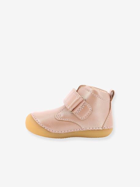 Mädchen Baby Lauflern-Boots „Sabio“ KICKERS® - rosa metallic - 3