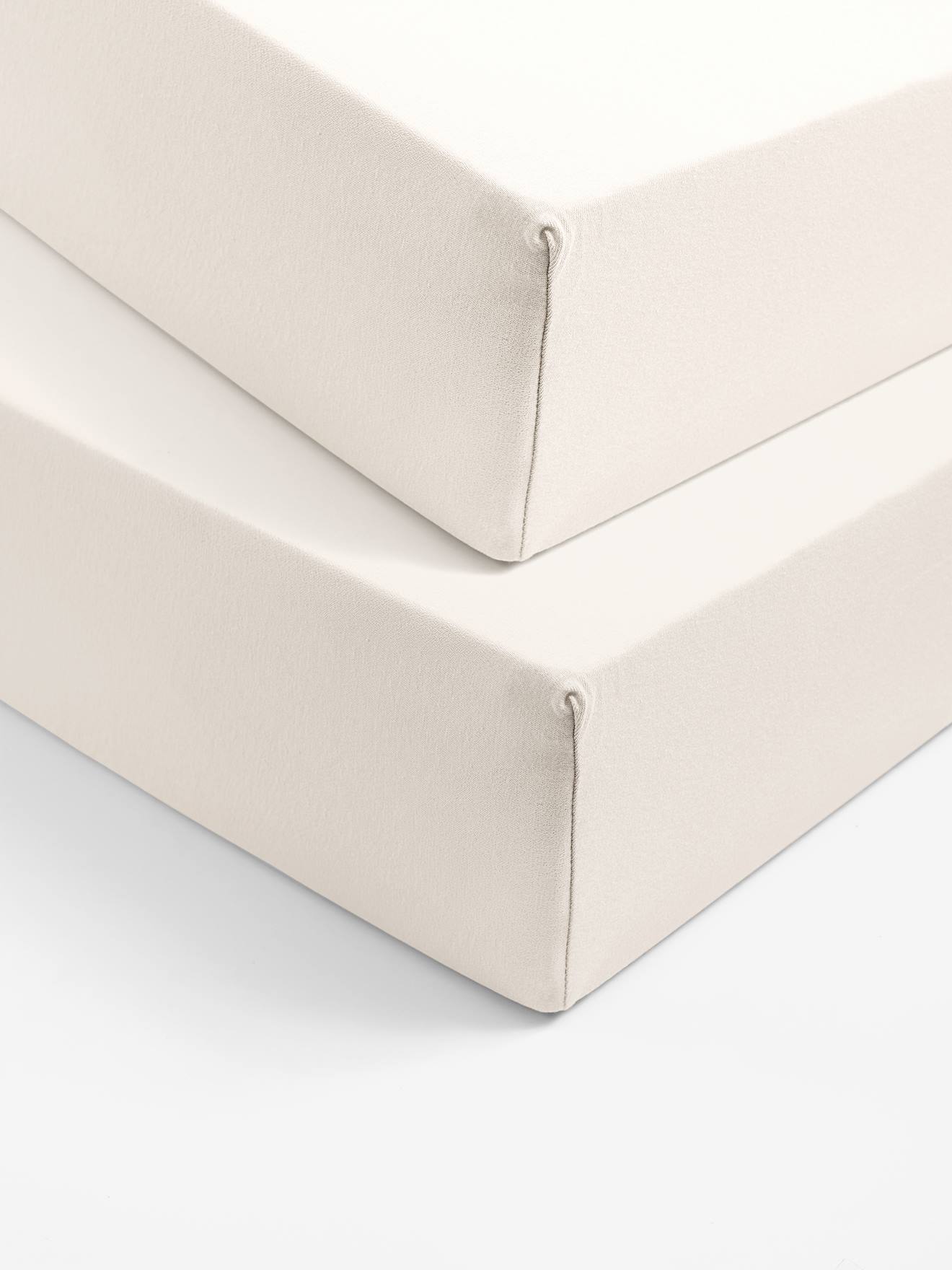 2er-Pack Spannbettlaken aus Jersey Kinder
