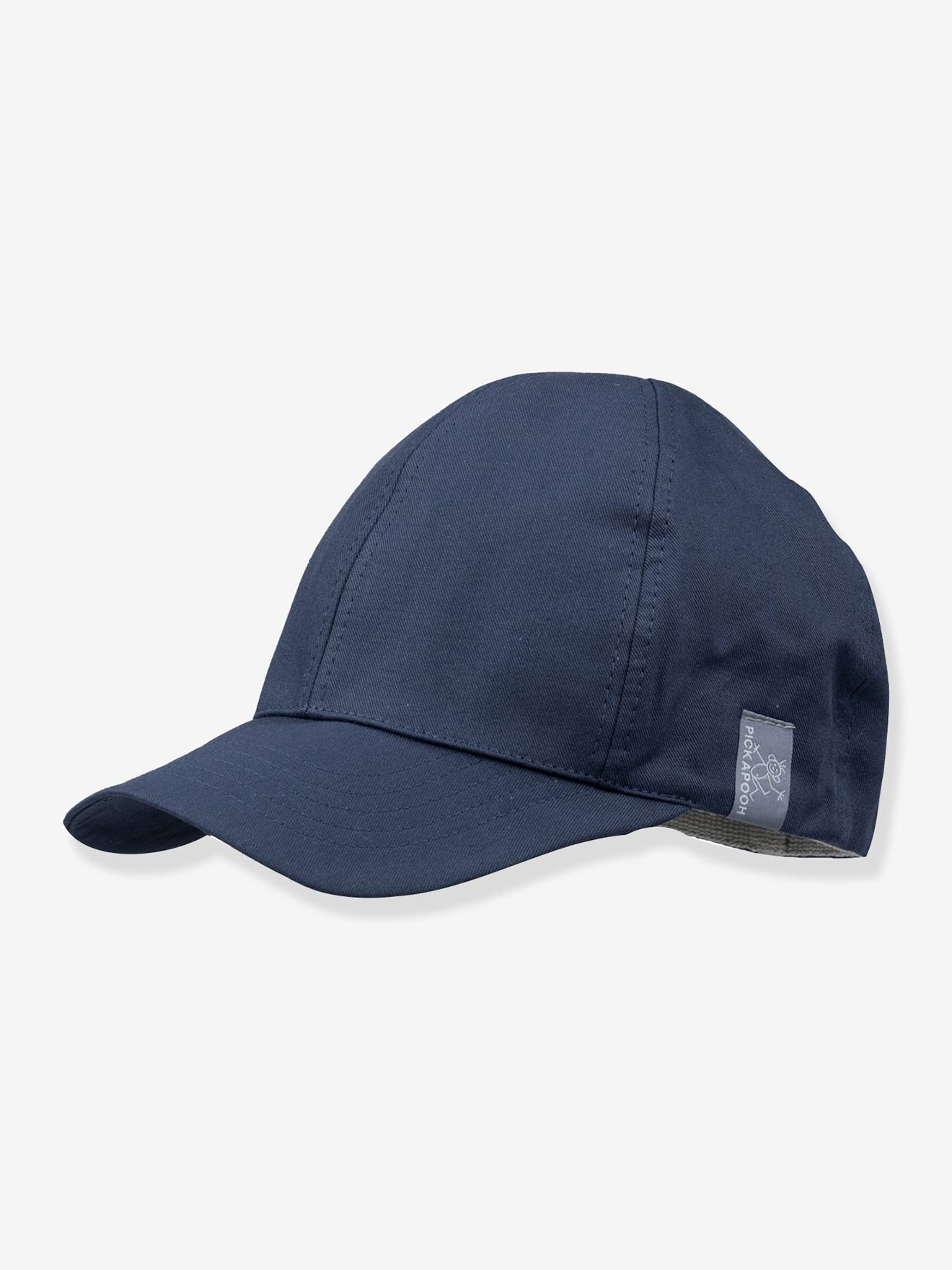 Cap mit UV-Schutz Bio-Baumwolle Kinder PICKAPOOH blau Gr. 58 cm