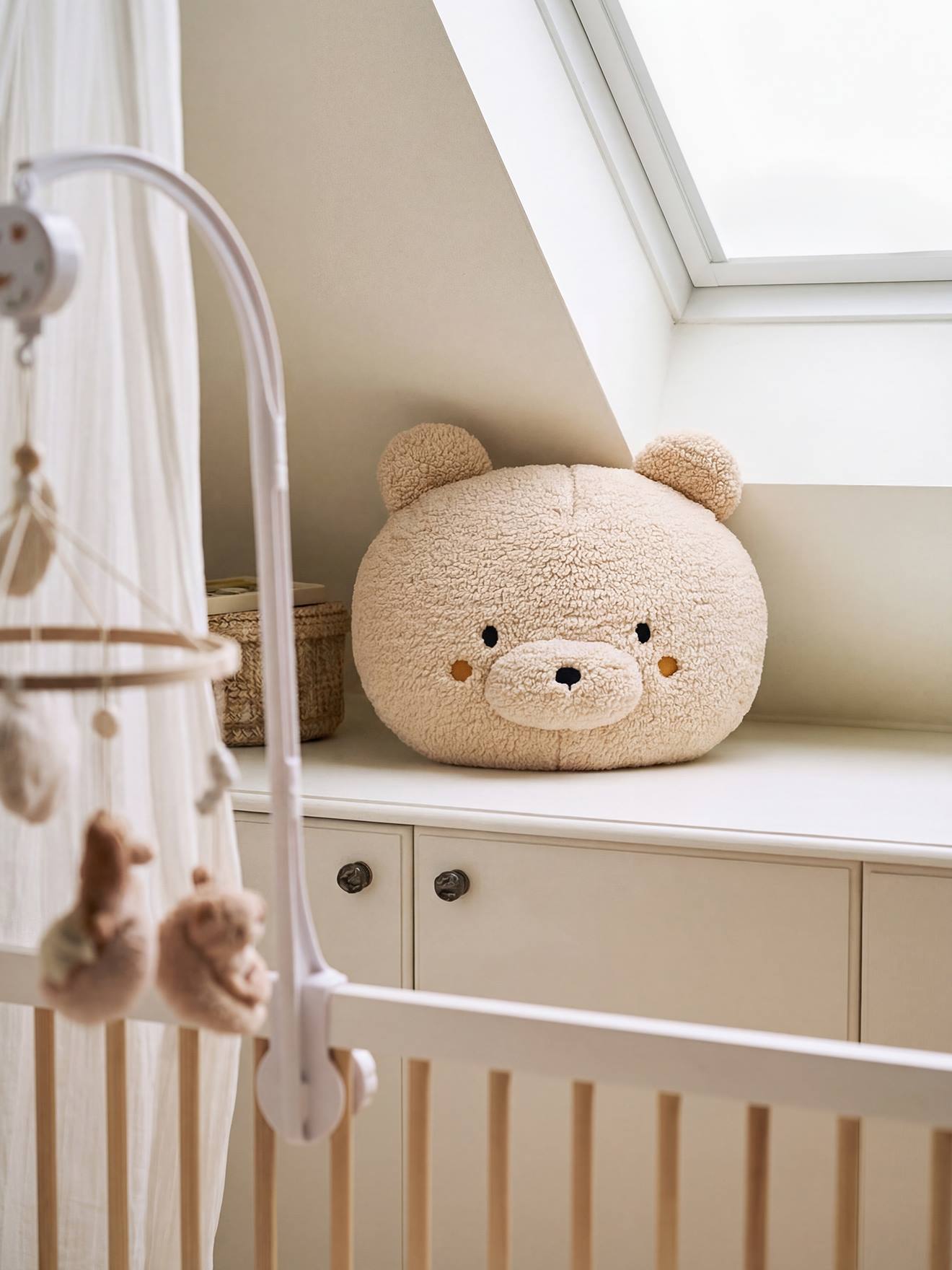 Teddykopf TRAUMREISE Kinderzimmer Wanddeko