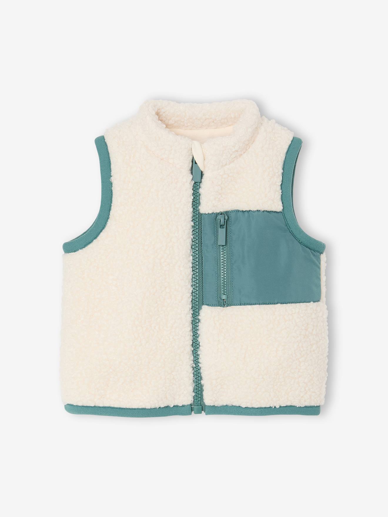 Baby Weste aus Teddyfleece