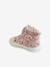 Hohe Mädchen Baby Sneakers - rosa geblümt - 3